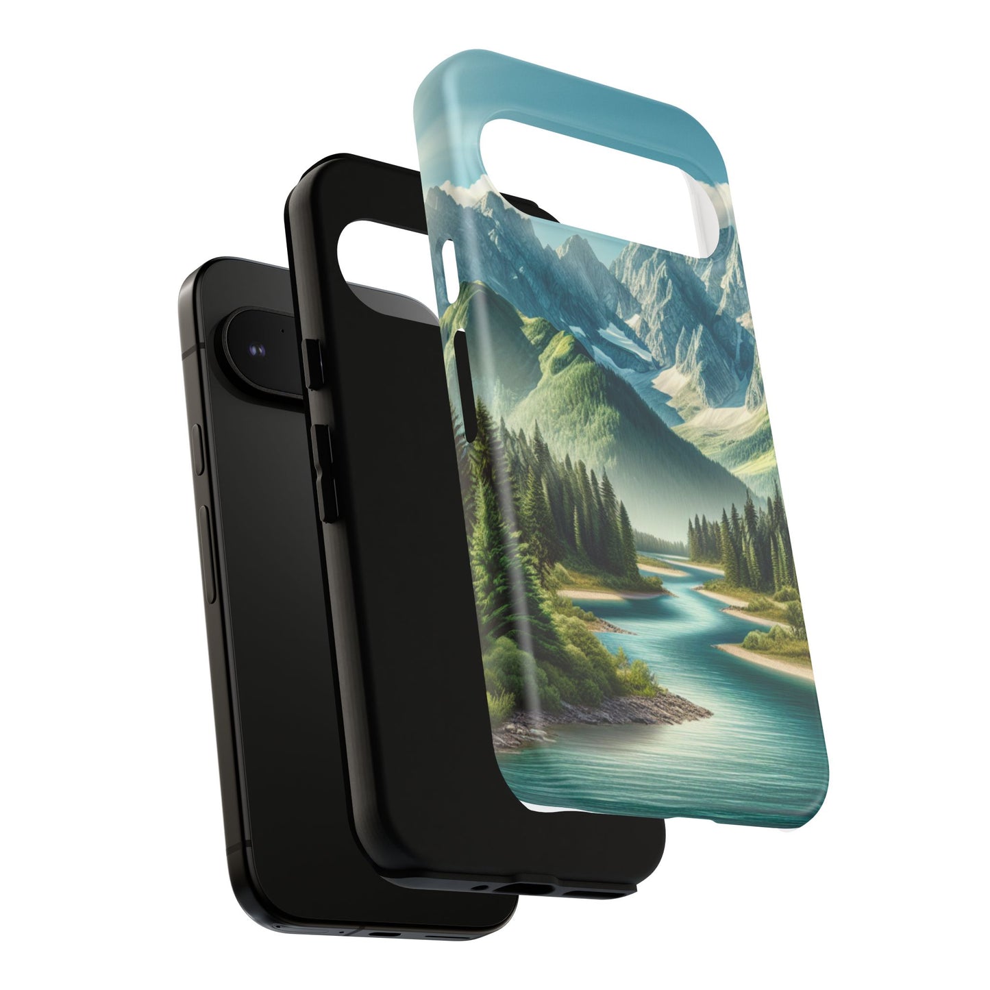 Mountain Landscape Phone Case, Tough Cases for Nature Lovers, Eco-Friendly Phone Cover, Gifts for Adventurers, Scenic Phone Accessories