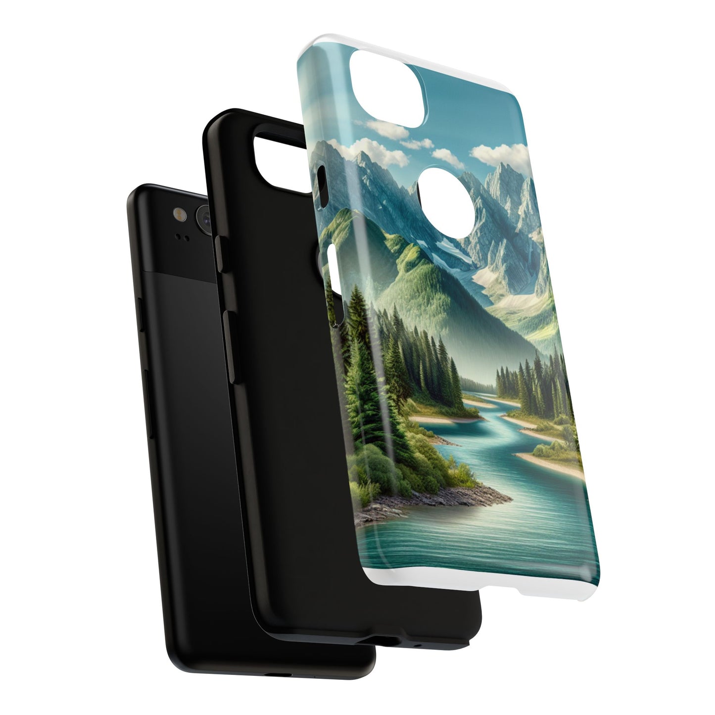 Mountain Landscape Phone Case, Tough Cases for Nature Lovers, Eco-Friendly Phone Cover, Gifts for Adventurers, Scenic Phone Accessories
