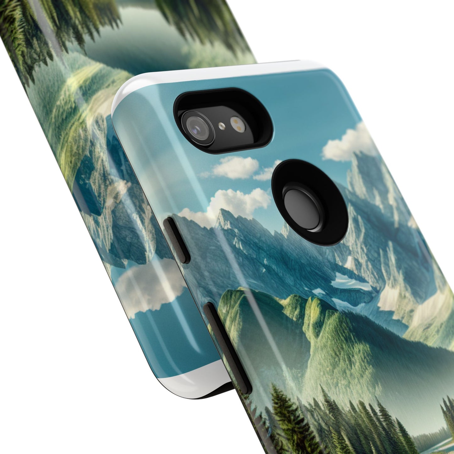Mountain Landscape Phone Case, Tough Cases for Nature Lovers, Eco-Friendly Phone Cover, Gifts for Adventurers, Scenic Phone Accessories