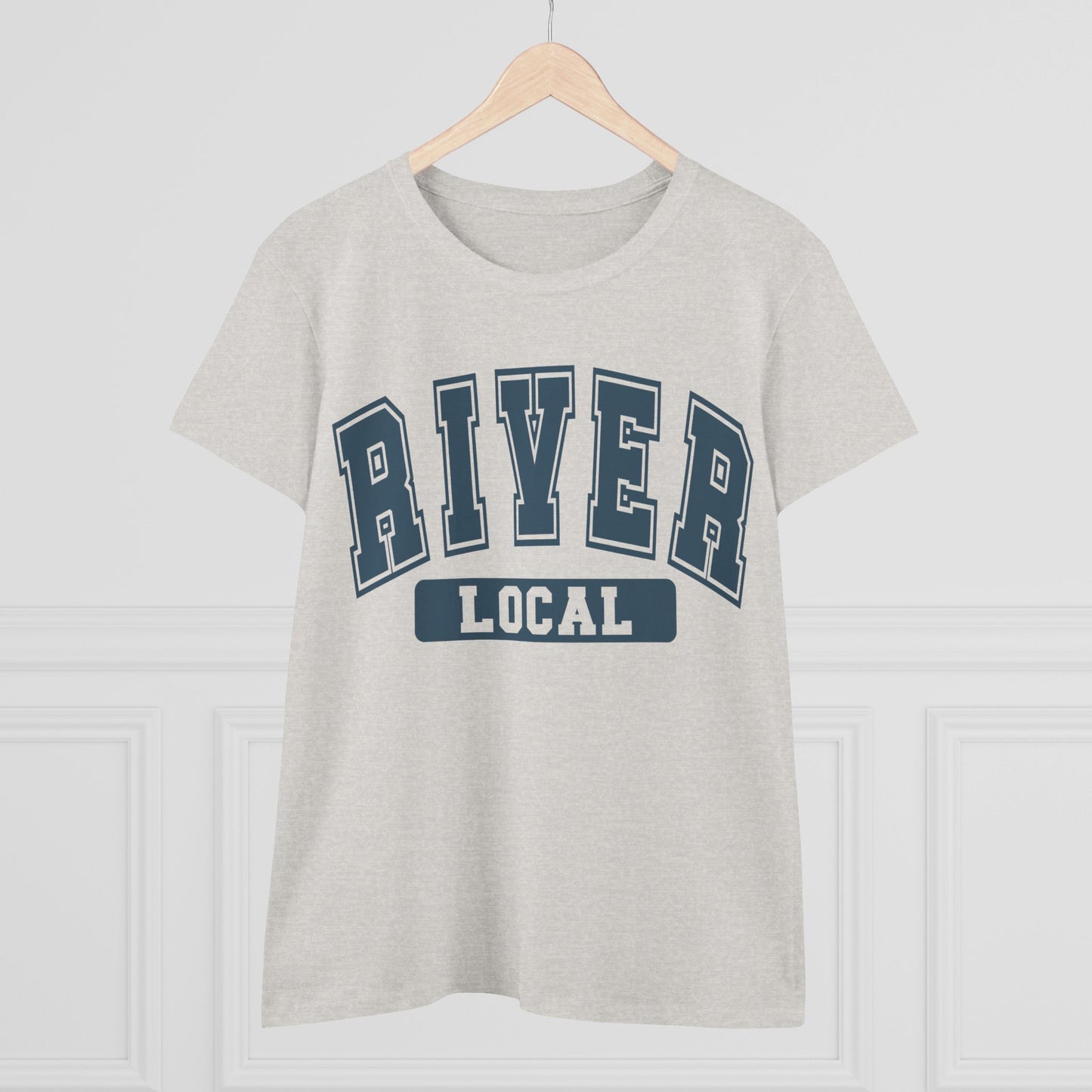 River Local Women's Tee - Casual Cotton Shirt, Gift for Friends, Summer Outfit, Travel Tee, Weekend Vibes
