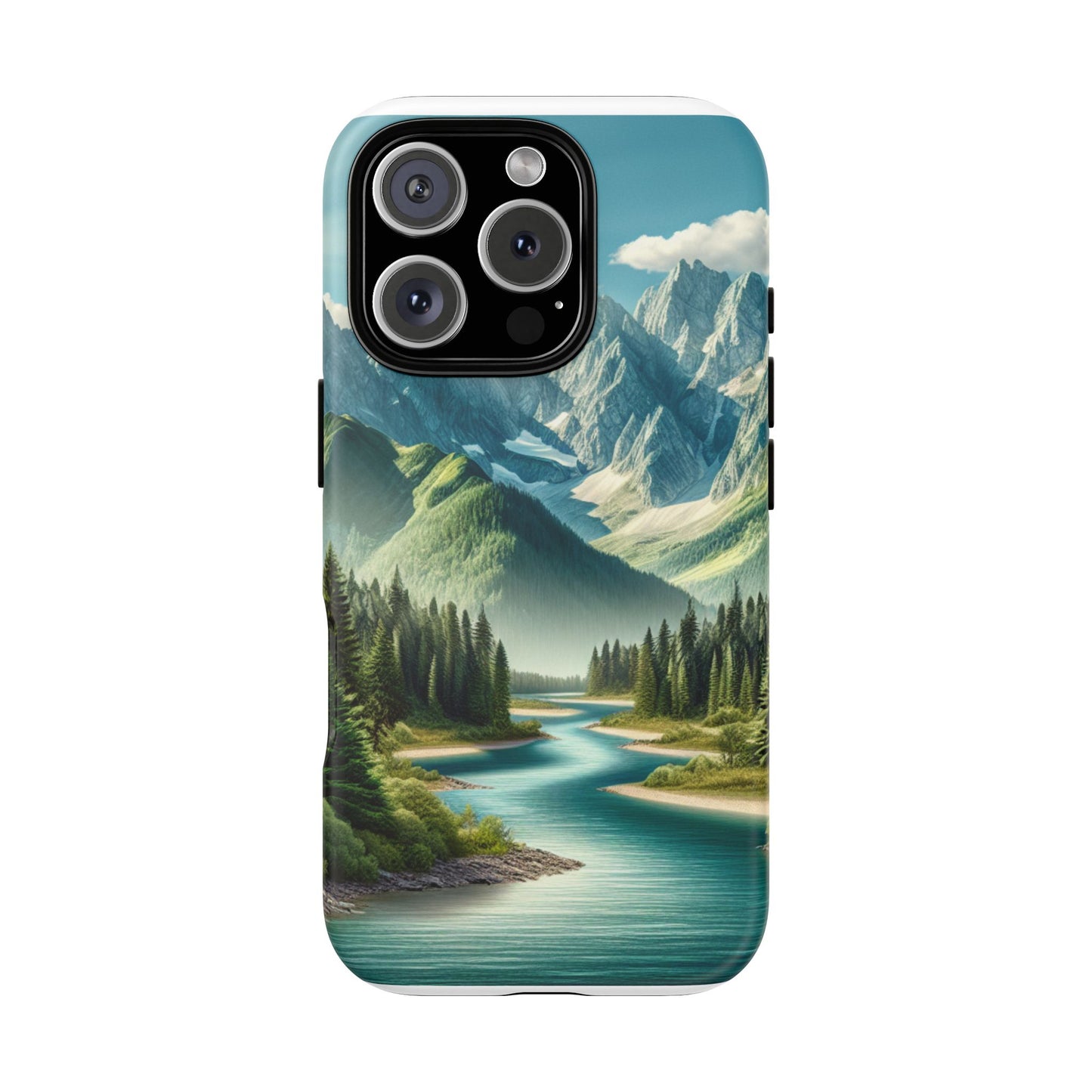 Mountain Landscape Phone Case, Tough Cases for Nature Lovers, Eco-Friendly Phone Cover, Gifts for Adventurers, Scenic Phone Accessories