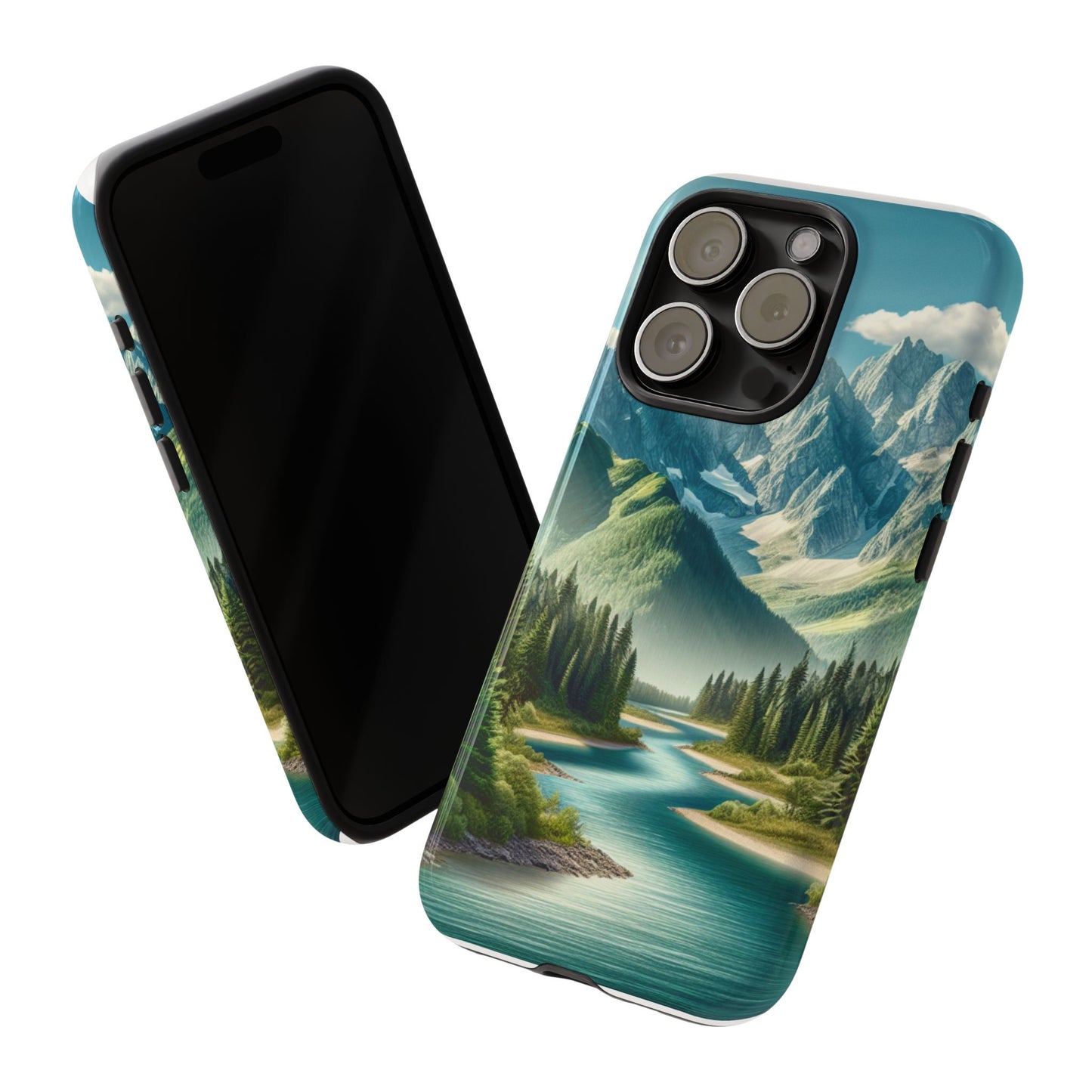 Mountain Landscape Phone Case, Tough Cases for Nature Lovers, Eco-Friendly Phone Cover, Gifts for Adventurers, Scenic Phone Accessories