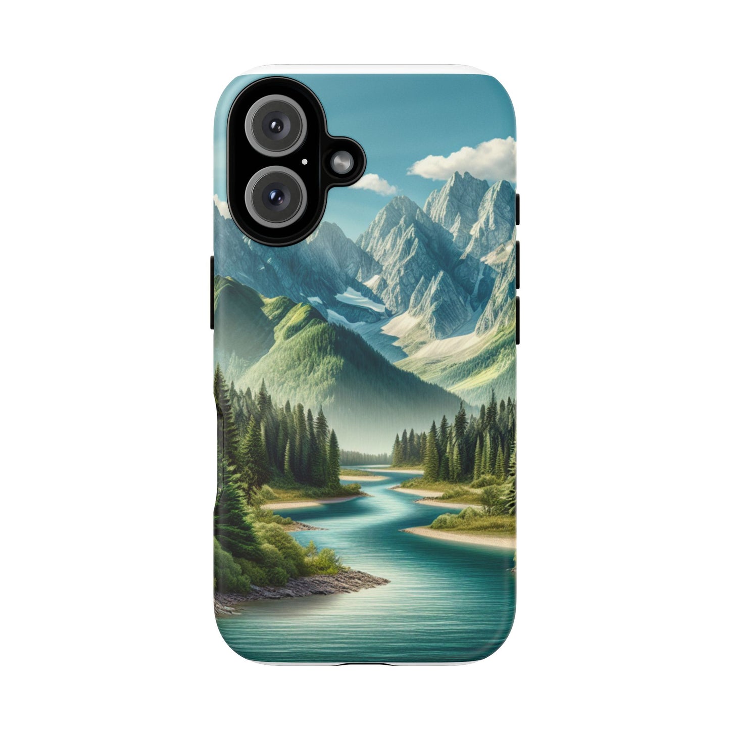 Mountain Landscape Phone Case, Tough Cases for Nature Lovers, Eco-Friendly Phone Cover, Gifts for Adventurers, Scenic Phone Accessories