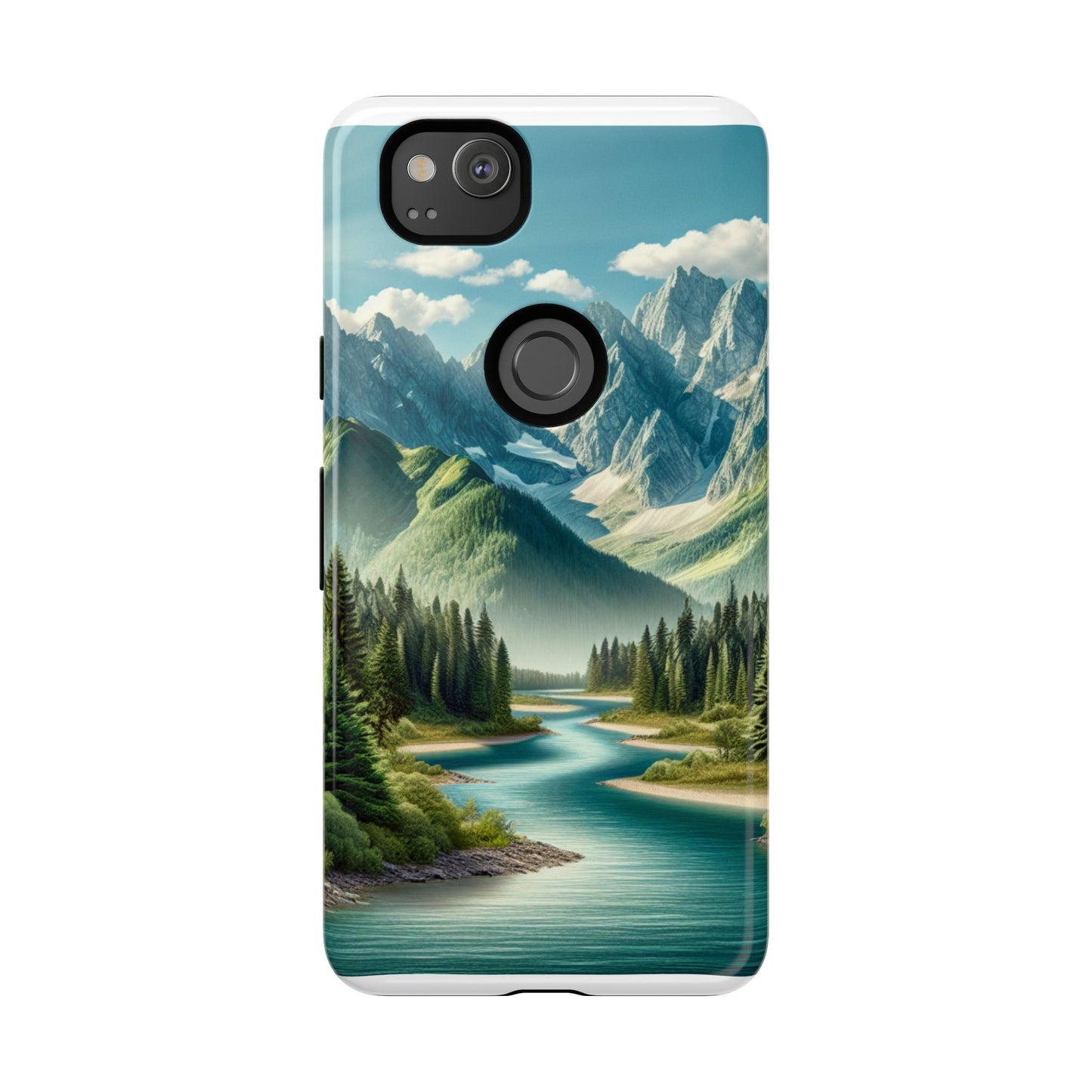 Mountain Landscape Phone Case, Tough Cases for Nature Lovers, Eco-Friendly Phone Cover, Gifts for Adventurers, Scenic Phone Accessories