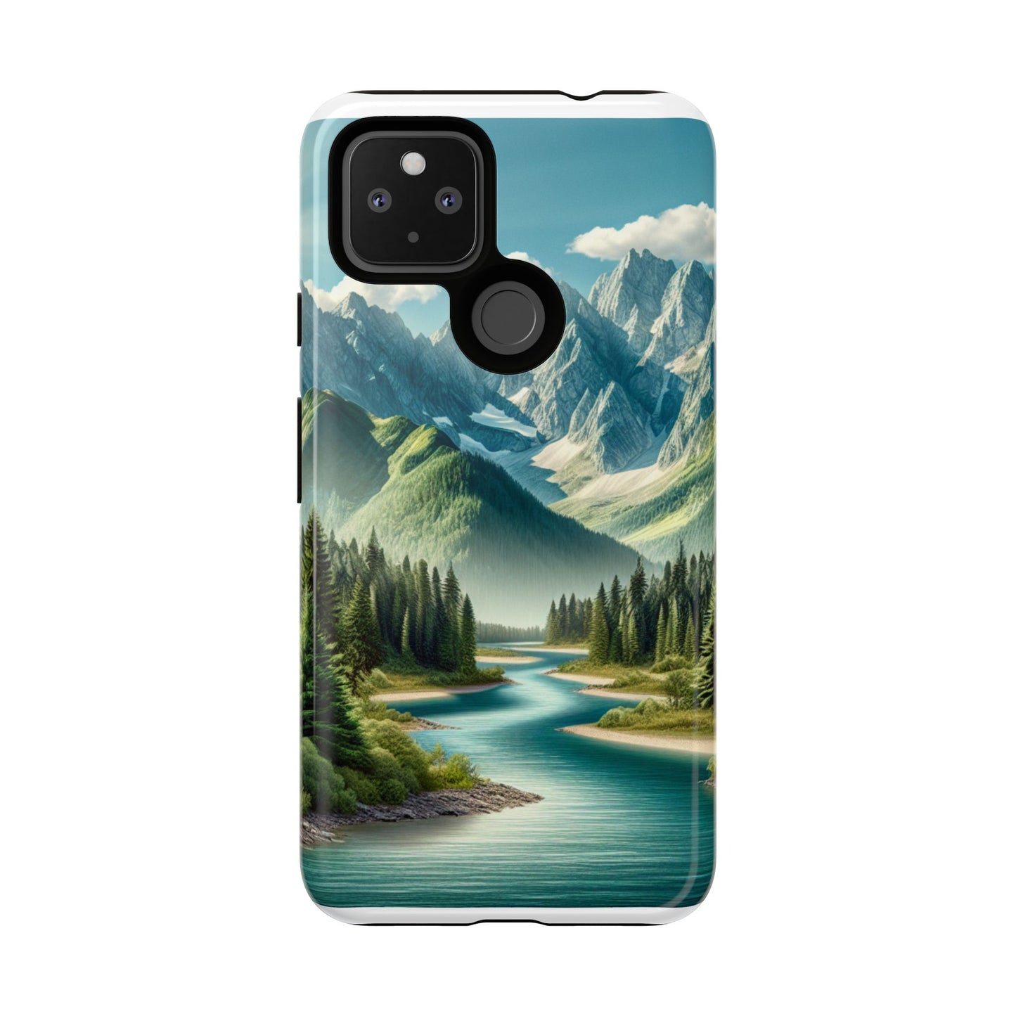 Mountain Landscape Phone Case, Tough Cases for Nature Lovers, Eco-Friendly Phone Cover, Gifts for Adventurers, Scenic Phone Accessories
