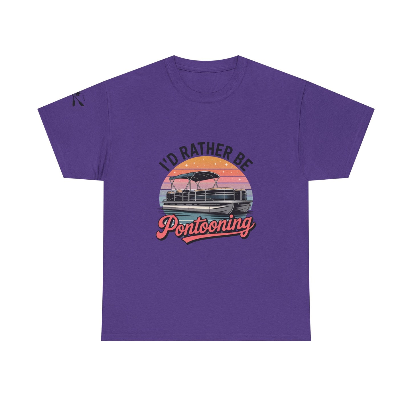 I'd rather be Pontooning t-shirt