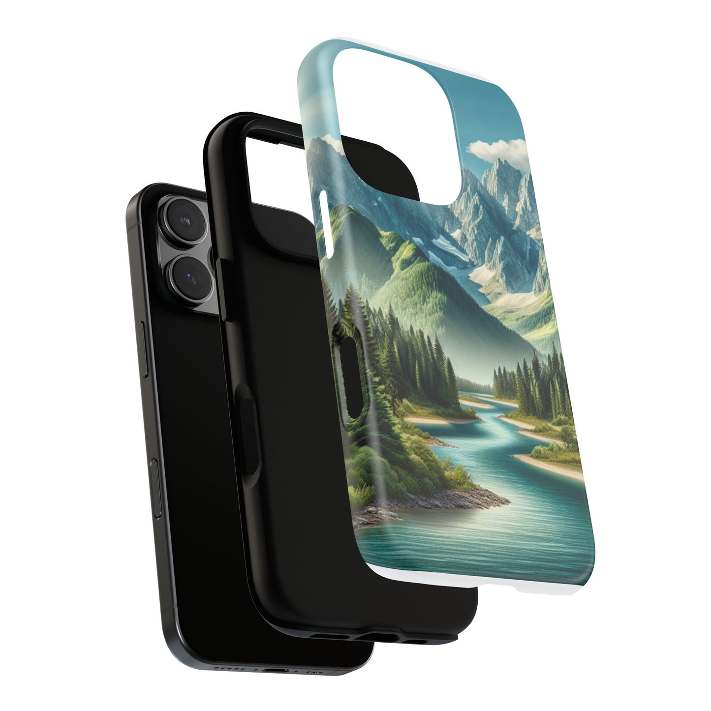 Mountain Landscape Phone Case, Tough Cases for Nature Lovers, Eco-Friendly Phone Cover, Gifts for Adventurers, Scenic Phone Accessories