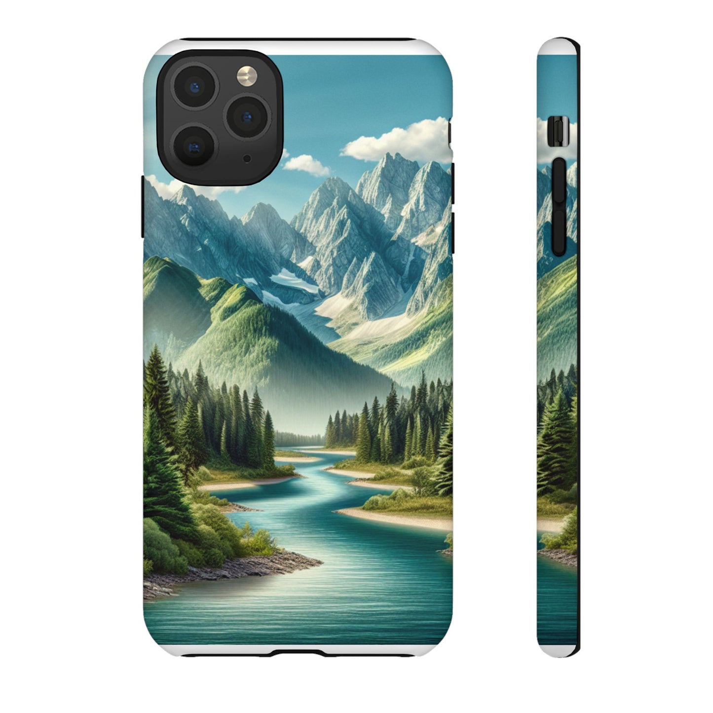 Mountain Landscape Phone Case, Tough Cases for Nature Lovers, Eco-Friendly Phone Cover, Gifts for Adventurers, Scenic Phone Accessories