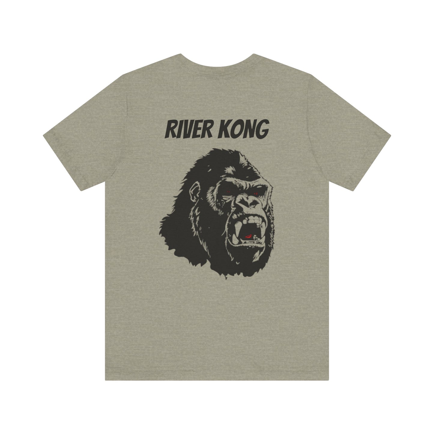 Unisex Graphic Tee - Rule the River, River Kong, Gorilla Shirt, Adventure Apparel, Gift for Nature Lovers