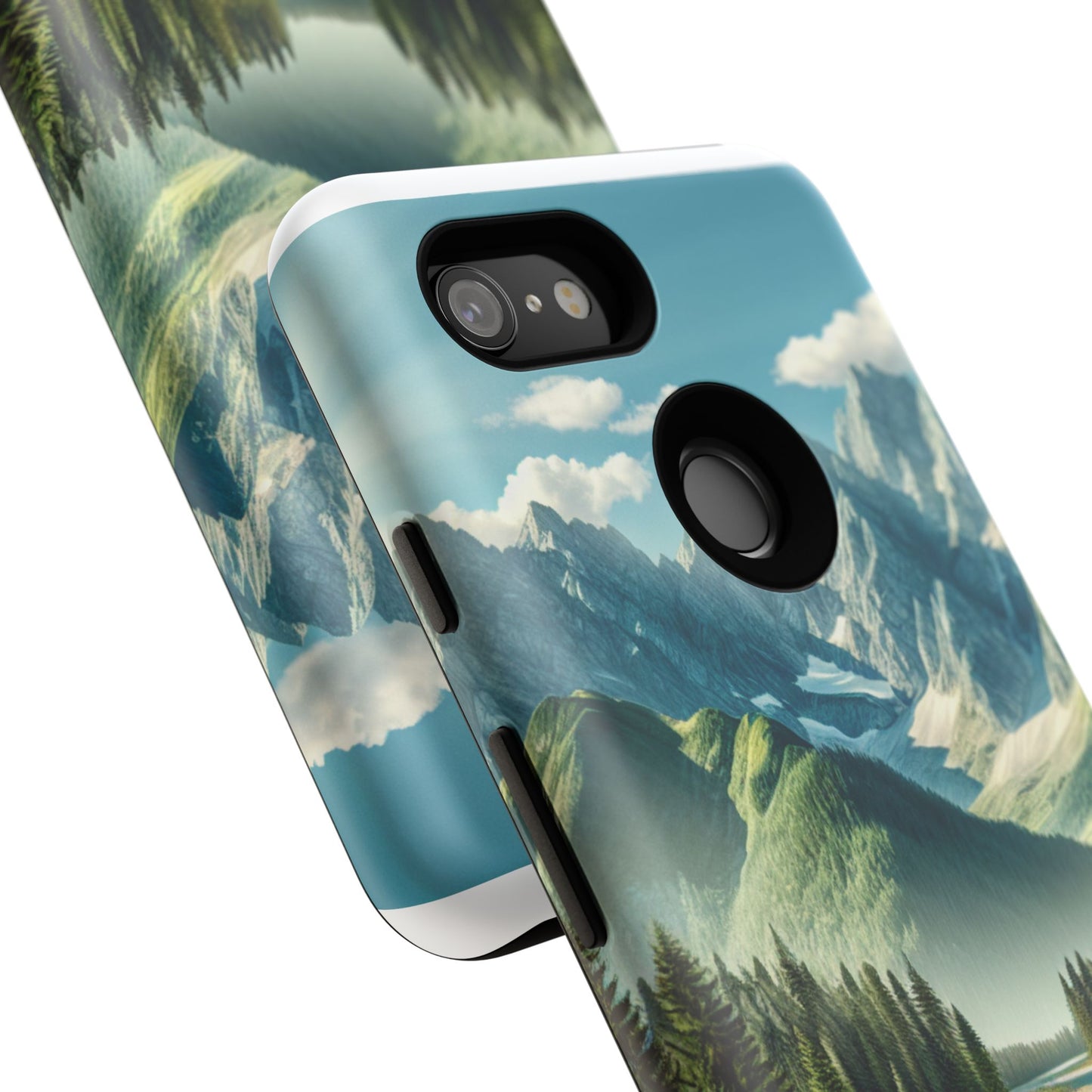 Mountain Landscape Phone Case, Tough Cases for Nature Lovers, Eco-Friendly Phone Cover, Gifts for Adventurers, Scenic Phone Accessories