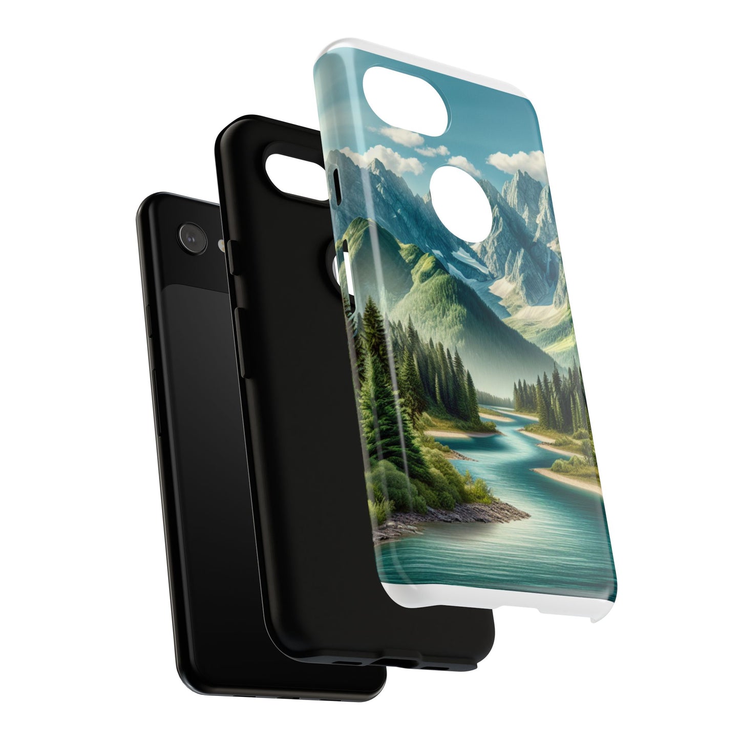Mountain Landscape Phone Case, Tough Cases for Nature Lovers, Eco-Friendly Phone Cover, Gifts for Adventurers, Scenic Phone Accessories
