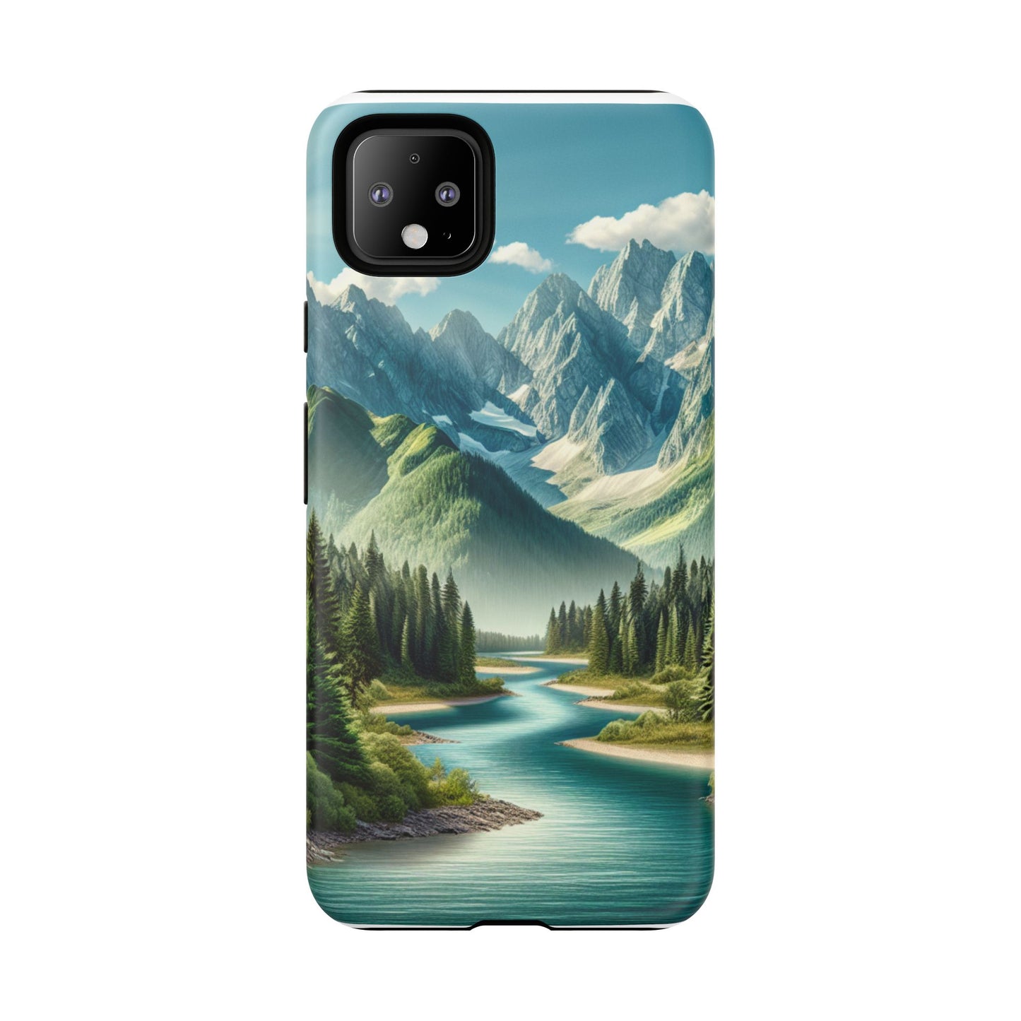 Mountain Landscape Phone Case, Tough Cases for Nature Lovers, Eco-Friendly Phone Cover, Gifts for Adventurers, Scenic Phone Accessories