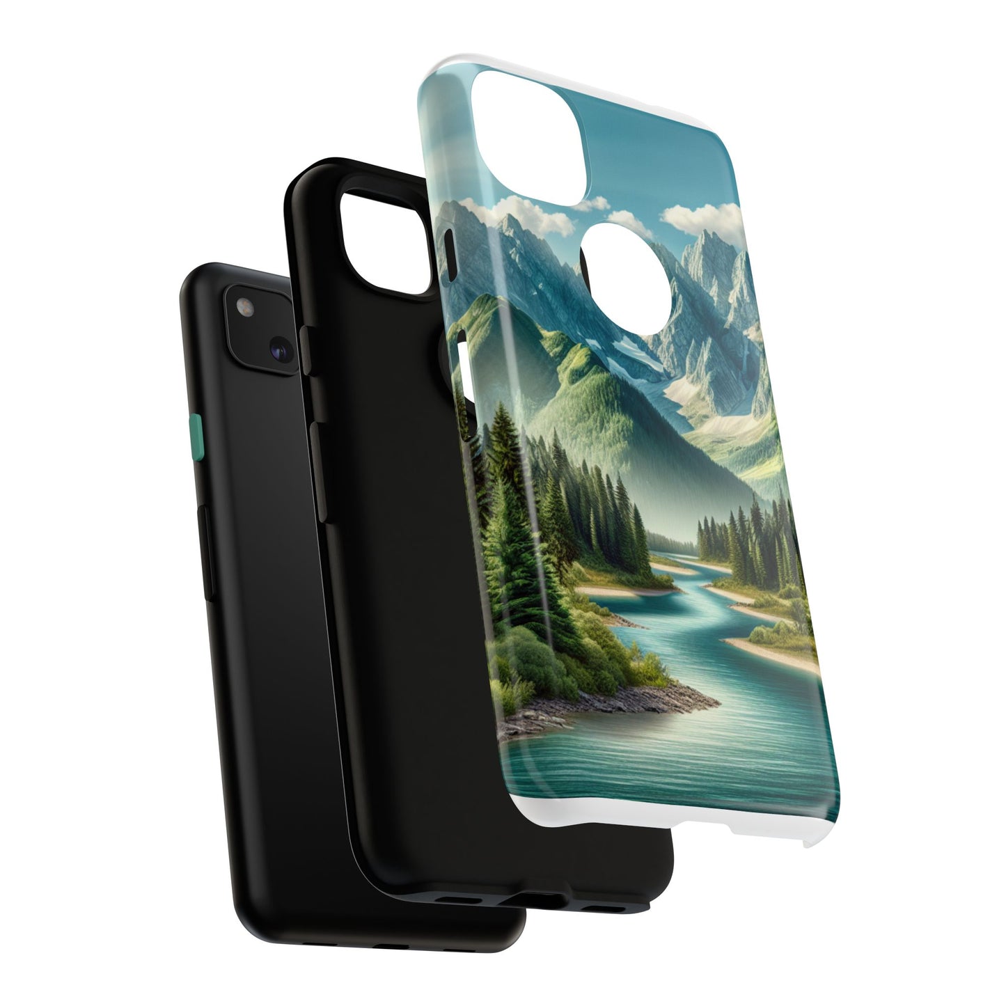 Mountain Landscape Phone Case, Tough Cases for Nature Lovers, Eco-Friendly Phone Cover, Gifts for Adventurers, Scenic Phone Accessories