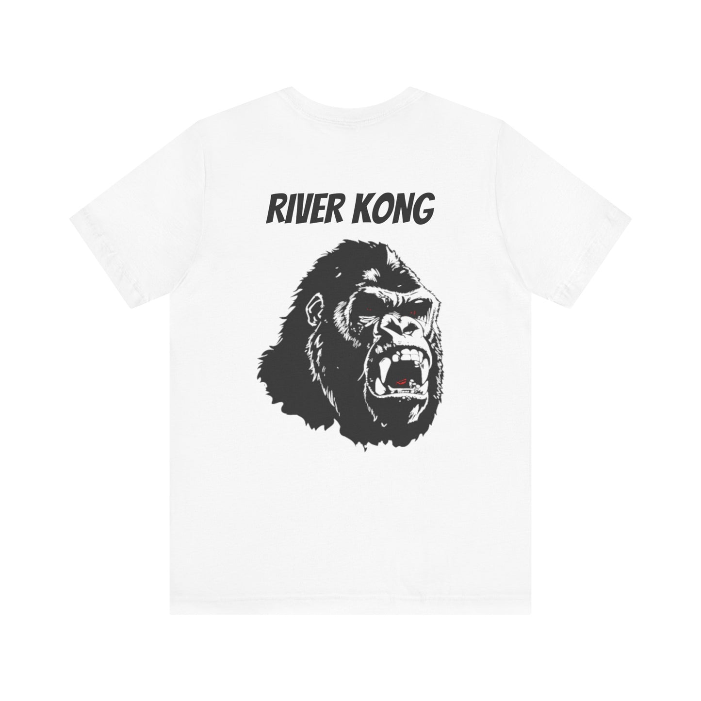 Unisex Graphic Tee - Rule the River, River Kong, Gorilla Shirt, Adventure Apparel, Gift for Nature Lovers