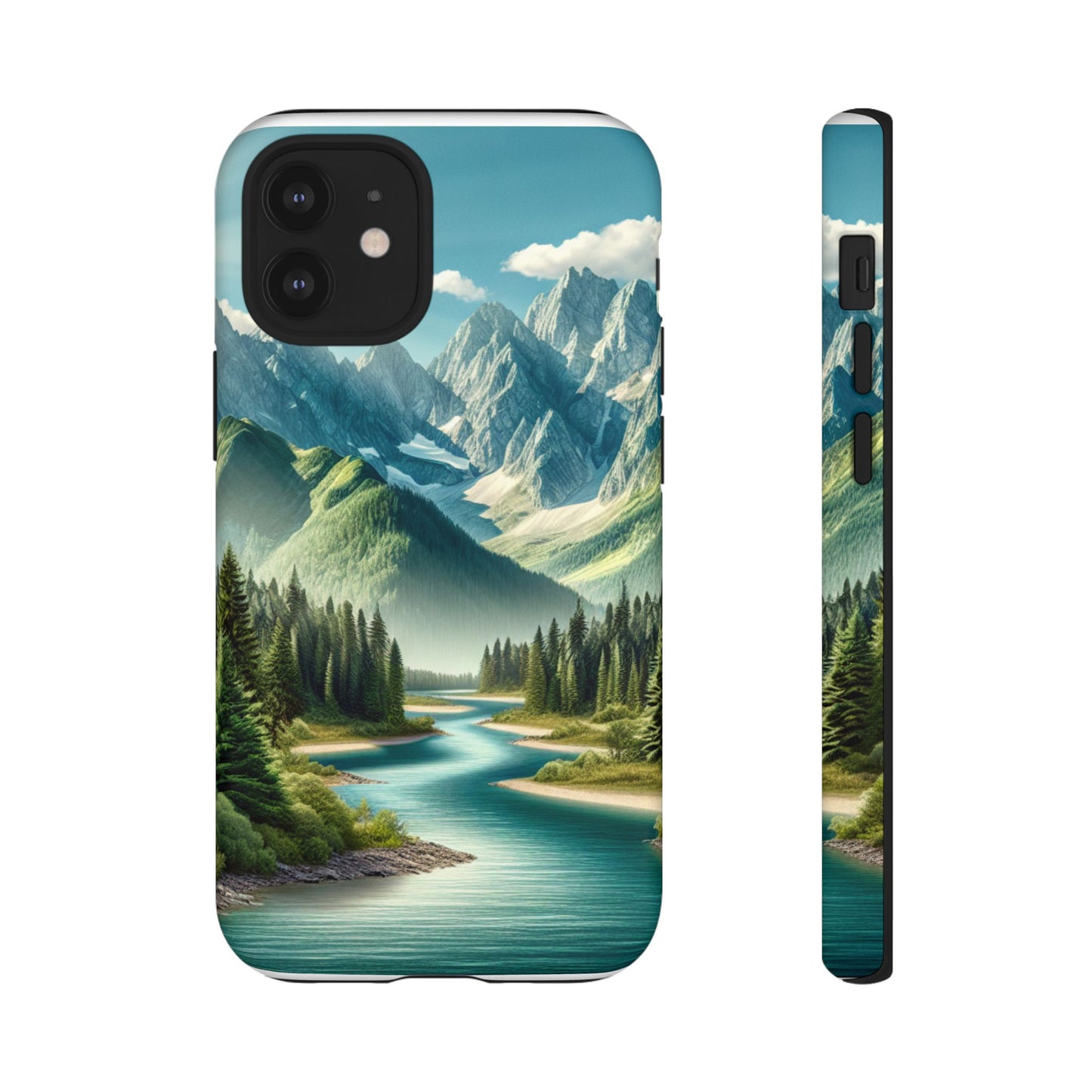 Mountain Landscape Phone Case, Tough Cases for Nature Lovers, Eco-Friendly Phone Cover, Gifts for Adventurers, Scenic Phone Accessories