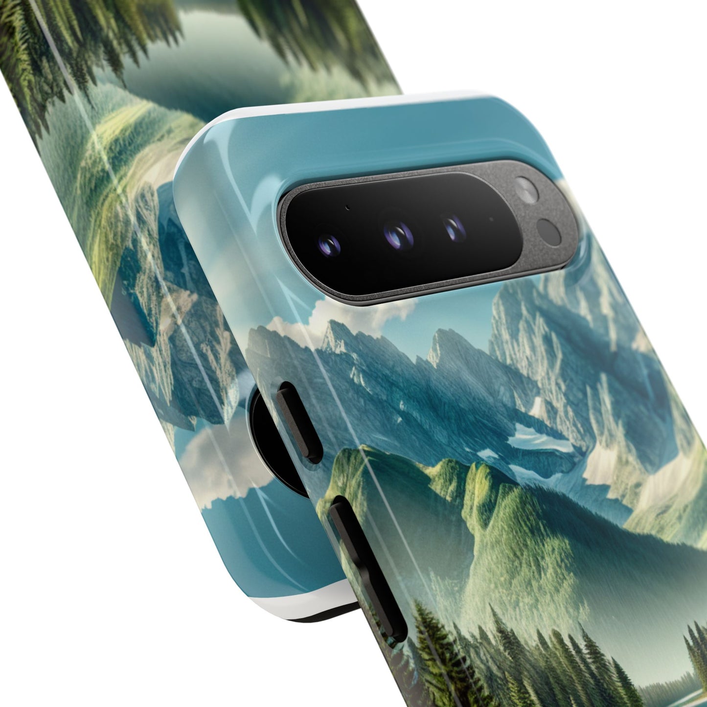 Mountain Landscape Phone Case, Tough Cases for Nature Lovers, Eco-Friendly Phone Cover, Gifts for Adventurers, Scenic Phone Accessories