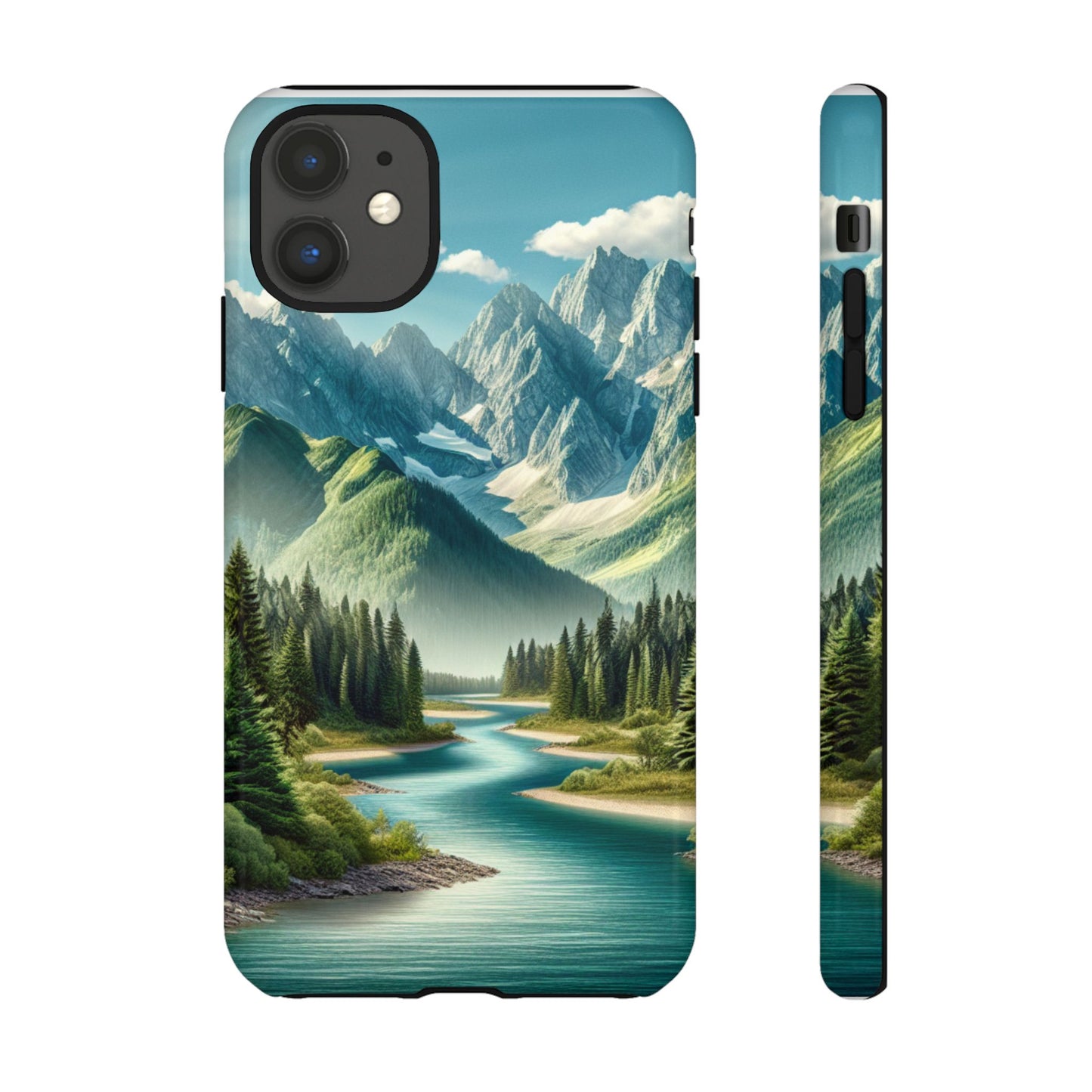 Mountain Landscape Phone Case, Tough Cases for Nature Lovers, Eco-Friendly Phone Cover, Gifts for Adventurers, Scenic Phone Accessories