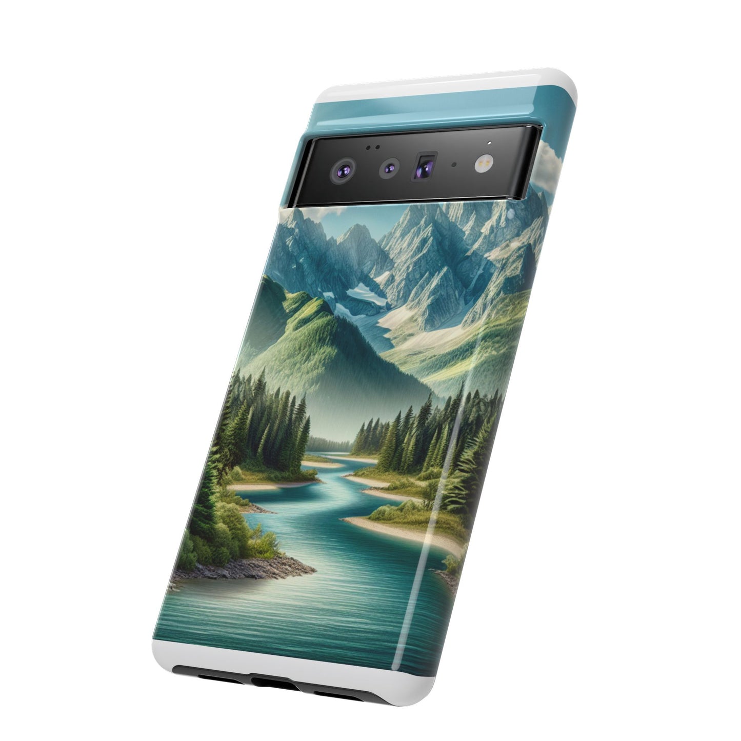 Mountain Landscape Phone Case, Tough Cases for Nature Lovers, Eco-Friendly Phone Cover, Gifts for Adventurers, Scenic Phone Accessories