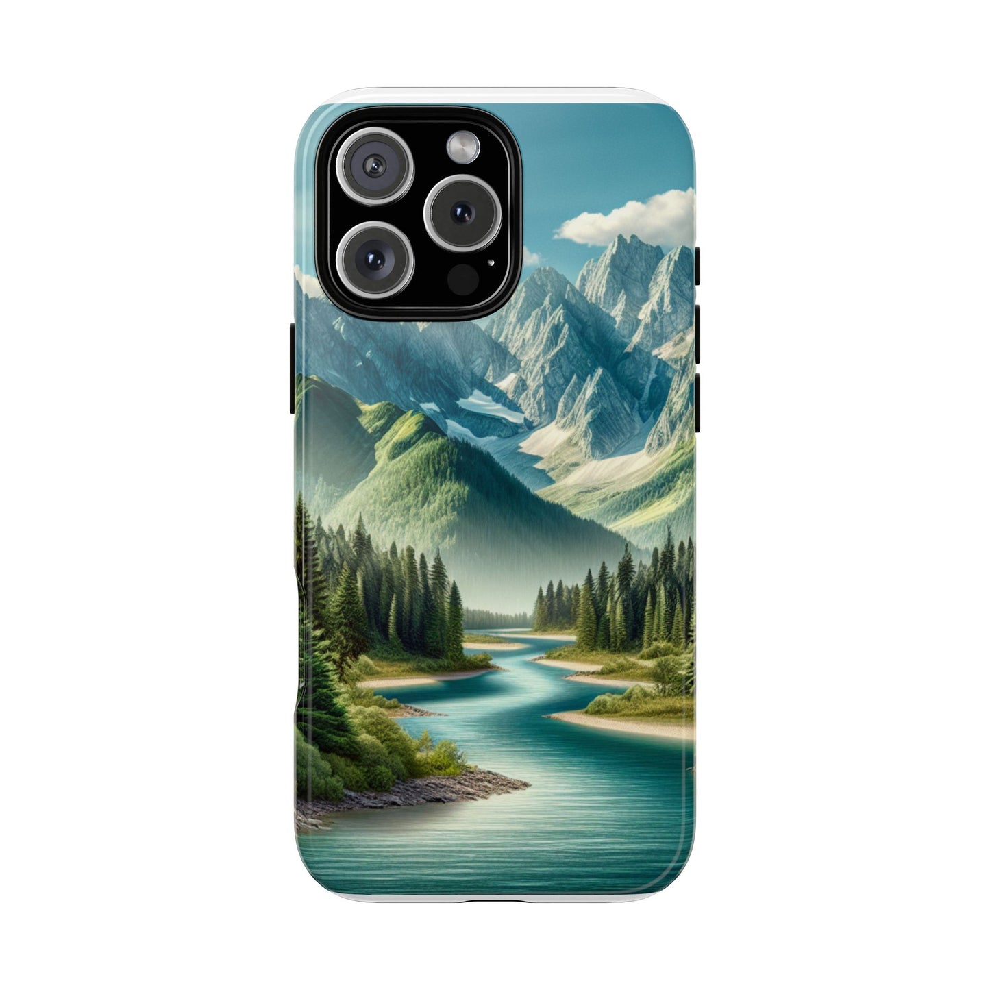 Mountain Landscape Phone Case, Tough Cases for Nature Lovers, Eco-Friendly Phone Cover, Gifts for Adventurers, Scenic Phone Accessories