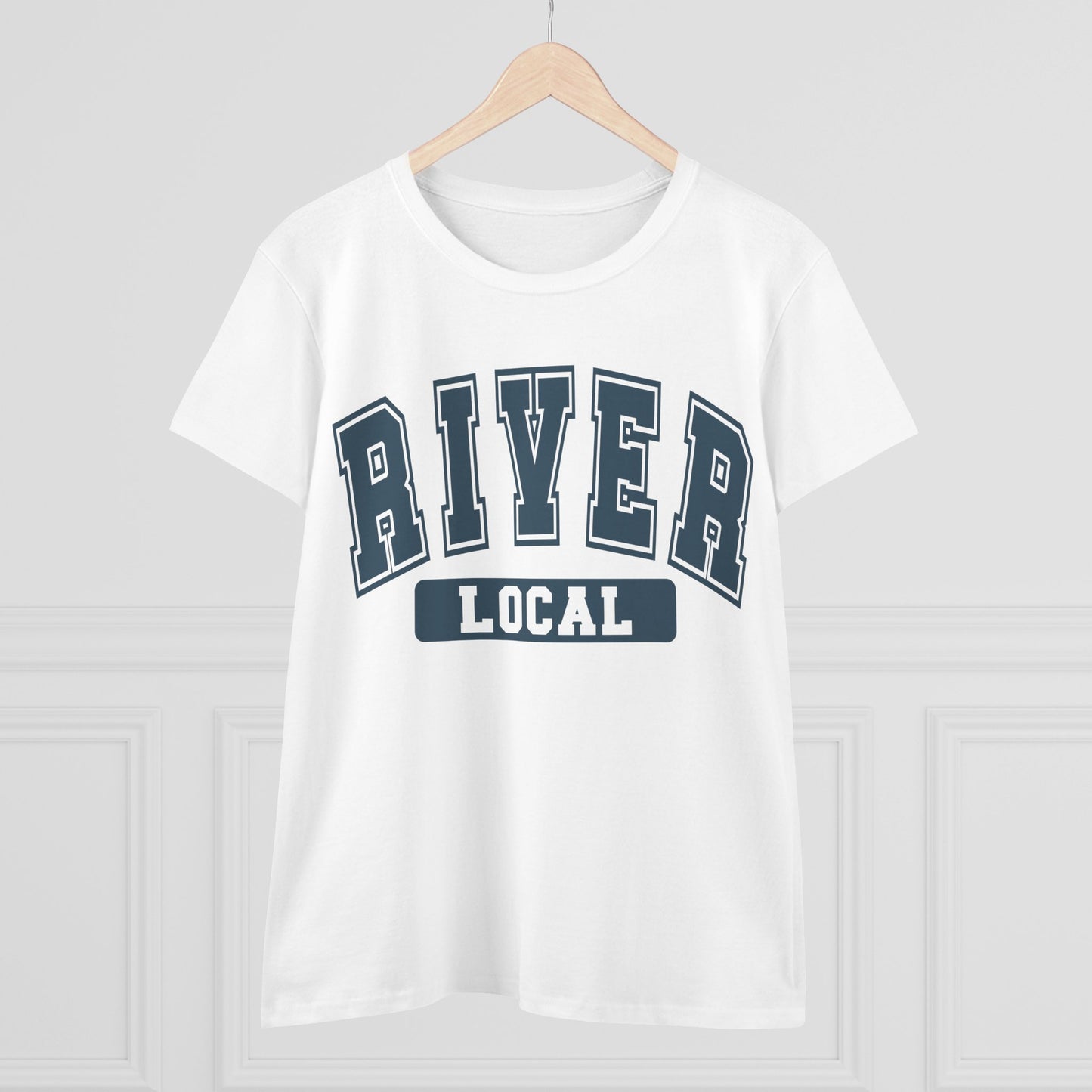 River Local Women's Tee - Casual Cotton Shirt, Gift for Friends, Summer Outfit, Travel Tee, Weekend Vibes