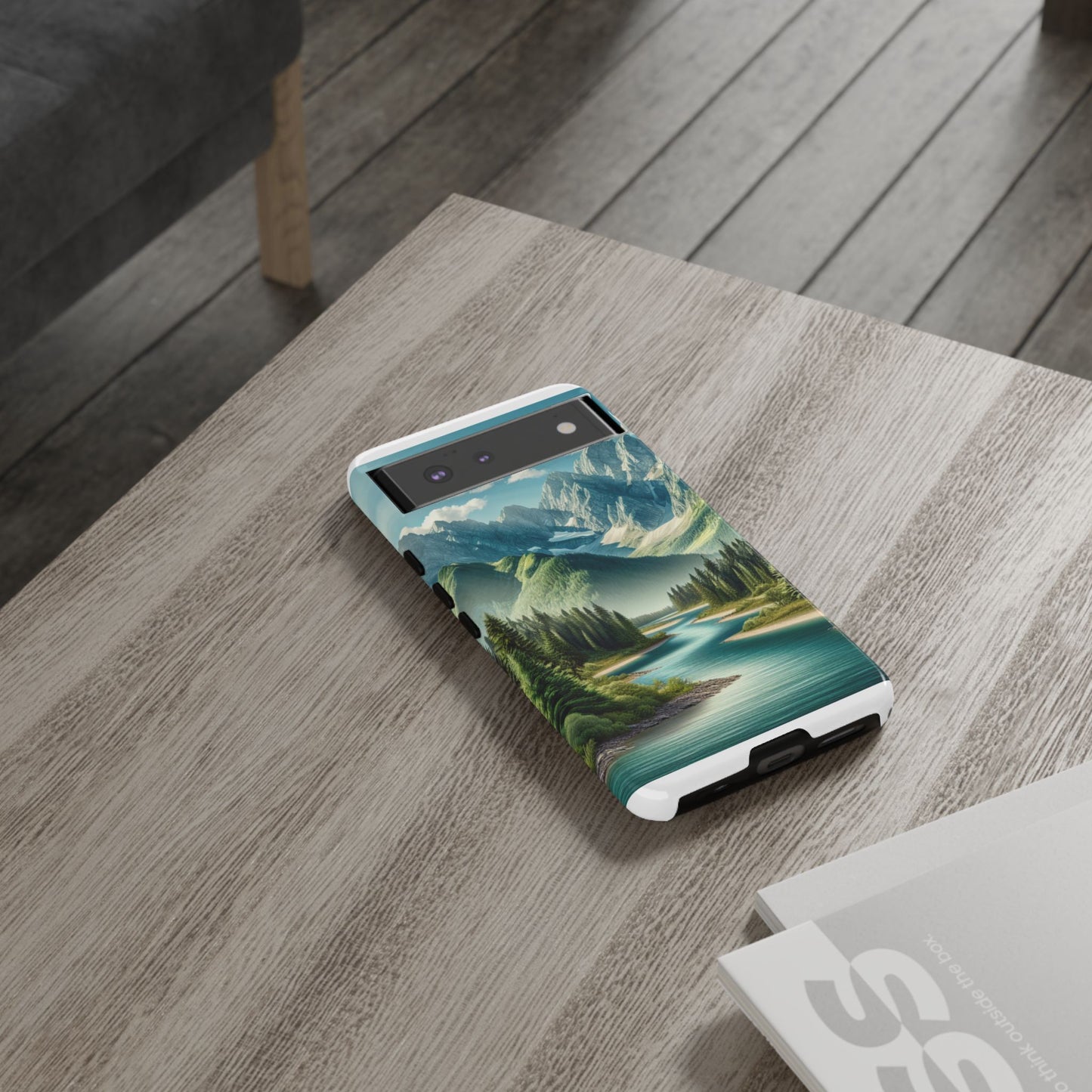 Mountain Landscape Phone Case, Tough Cases for Nature Lovers, Eco-Friendly Phone Cover, Gifts for Adventurers, Scenic Phone Accessories