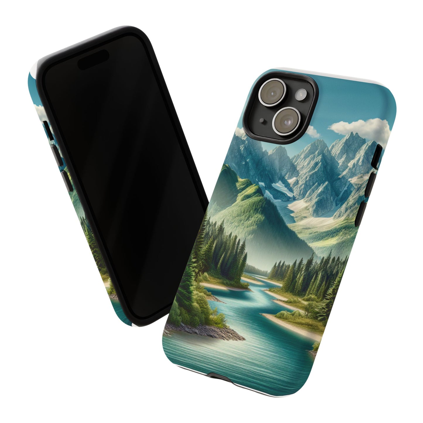 Mountain Landscape Phone Case, Tough Cases for Nature Lovers, Eco-Friendly Phone Cover, Gifts for Adventurers, Scenic Phone Accessories