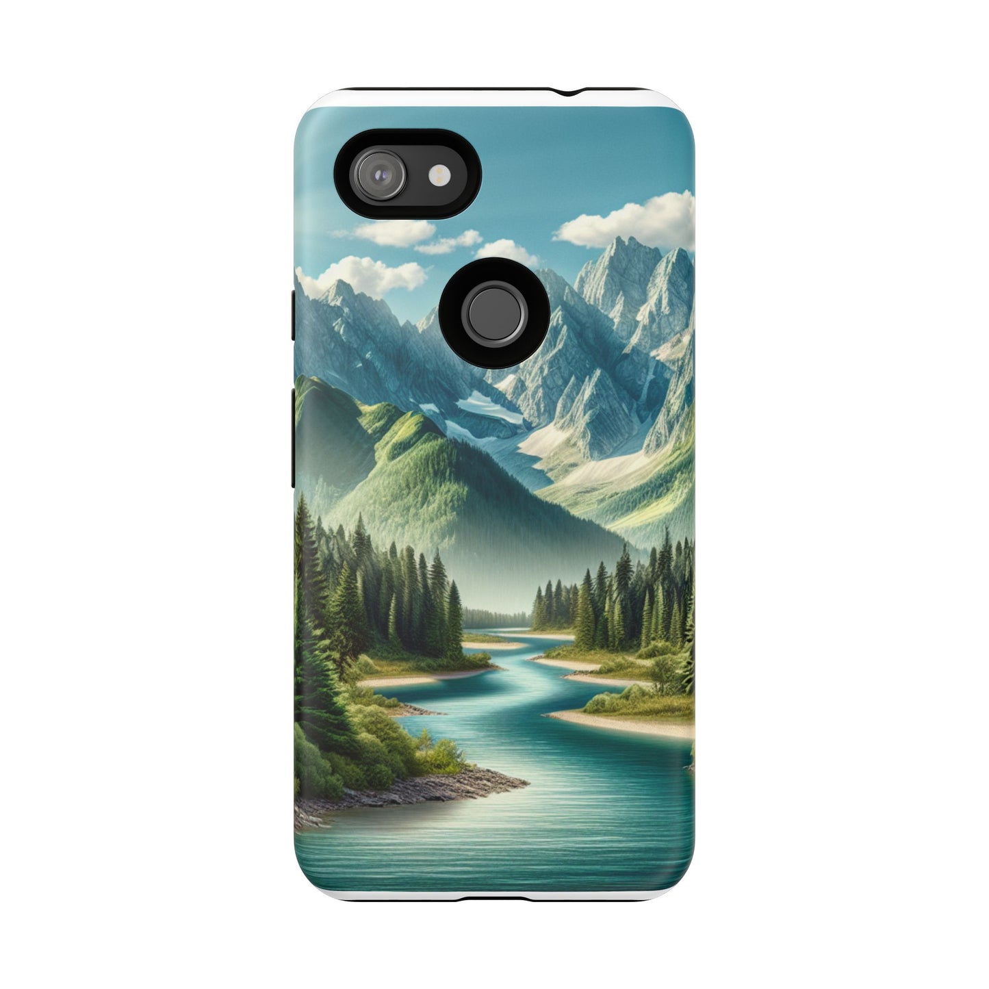 Mountain Landscape Phone Case, Tough Cases for Nature Lovers, Eco-Friendly Phone Cover, Gifts for Adventurers, Scenic Phone Accessories