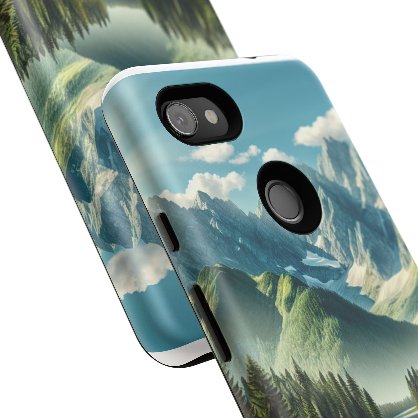 Mountain Landscape Phone Case, Tough Cases for Nature Lovers, Eco-Friendly Phone Cover, Gifts for Adventurers, Scenic Phone Accessories