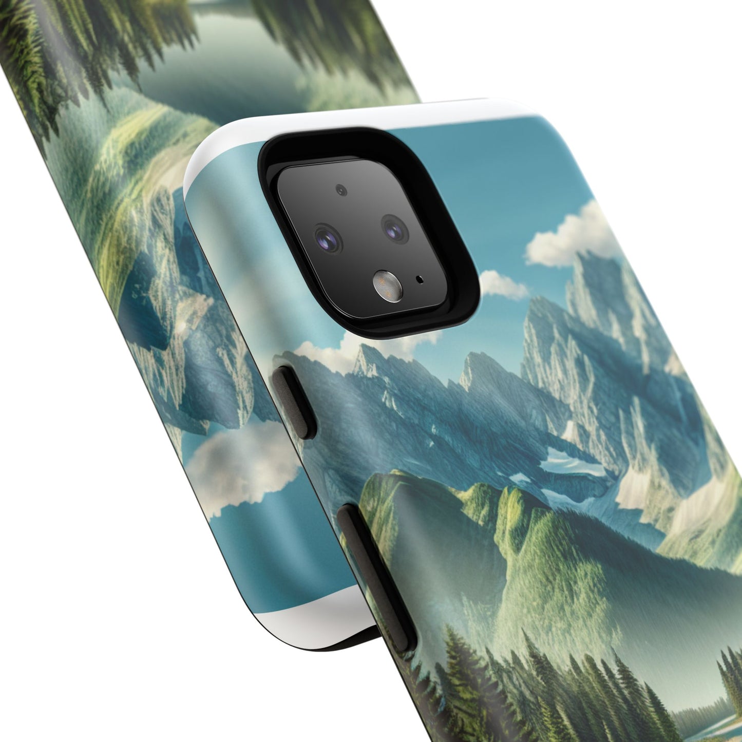 Mountain Landscape Phone Case, Tough Cases for Nature Lovers, Eco-Friendly Phone Cover, Gifts for Adventurers, Scenic Phone Accessories