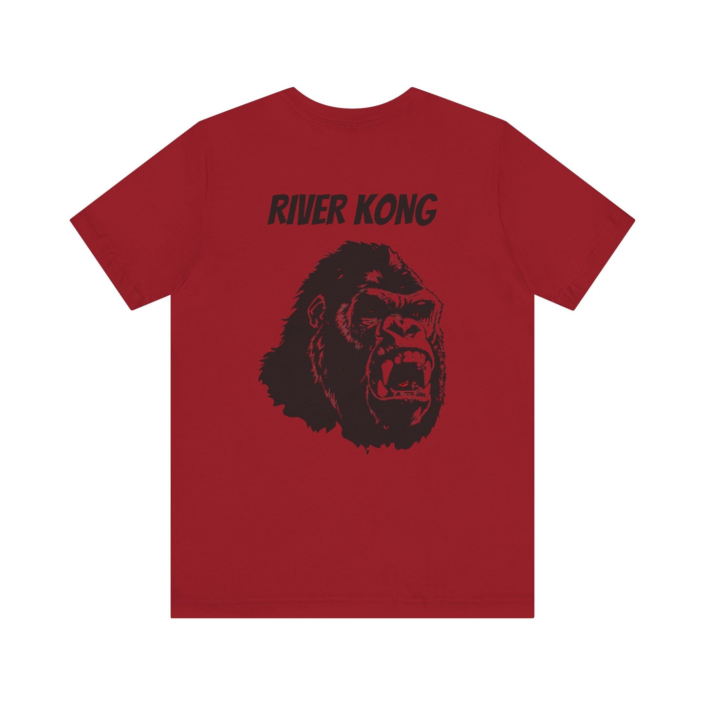 Unisex Graphic Tee - Rule the River, River Kong, Gorilla Shirt, Adventure Apparel, Gift for Nature Lovers