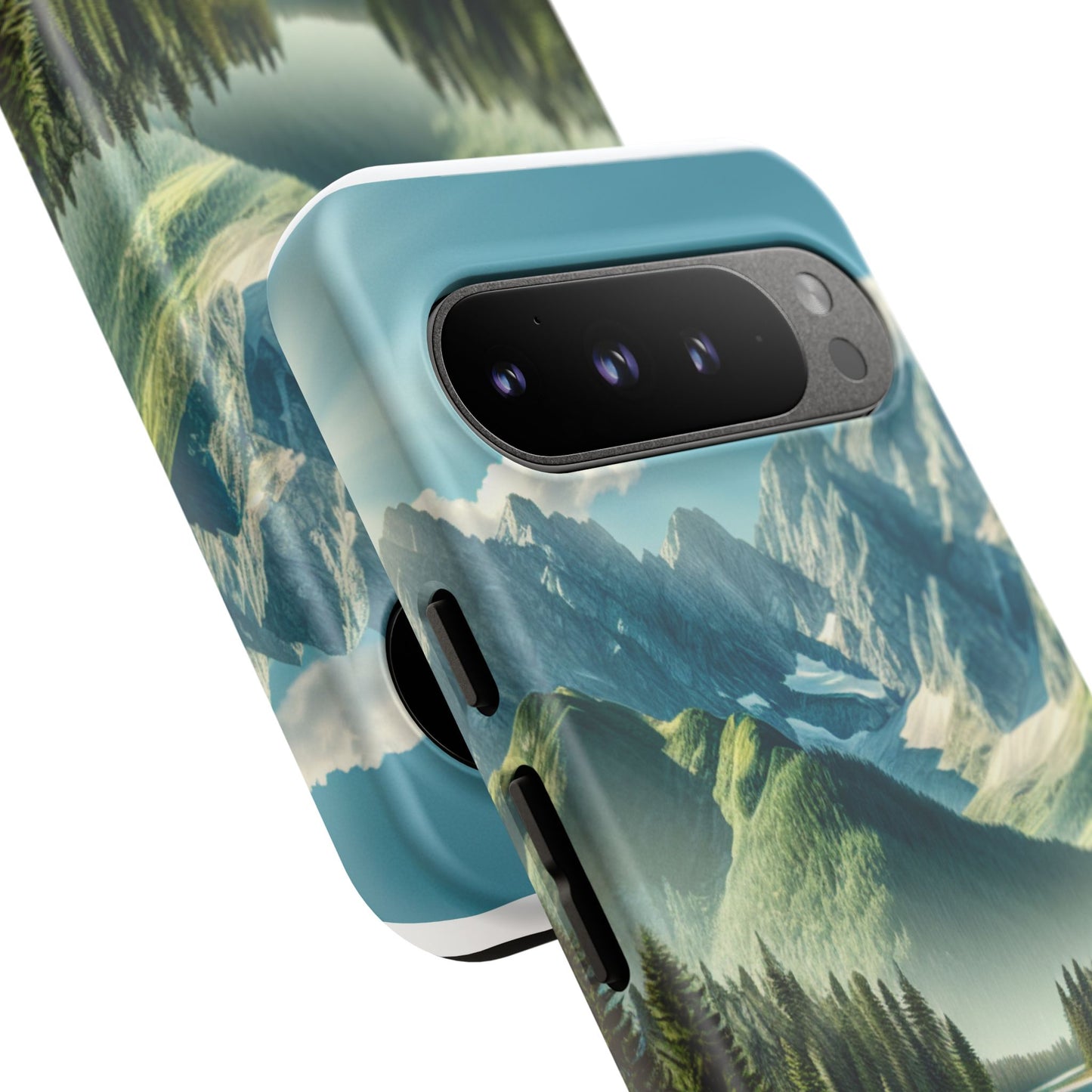 Mountain Landscape Phone Case, Tough Cases for Nature Lovers, Eco-Friendly Phone Cover, Gifts for Adventurers, Scenic Phone Accessories