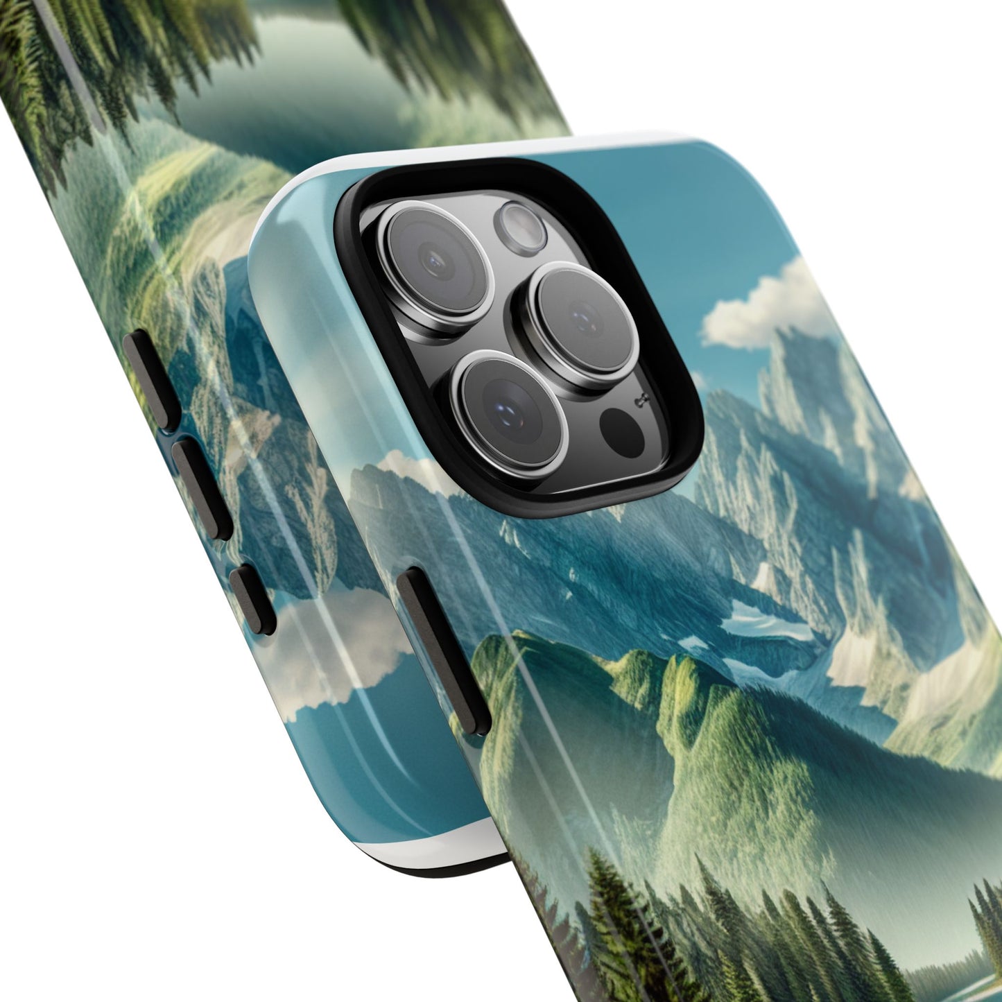 Mountain Landscape Phone Case, Tough Cases for Nature Lovers, Eco-Friendly Phone Cover, Gifts for Adventurers, Scenic Phone Accessories