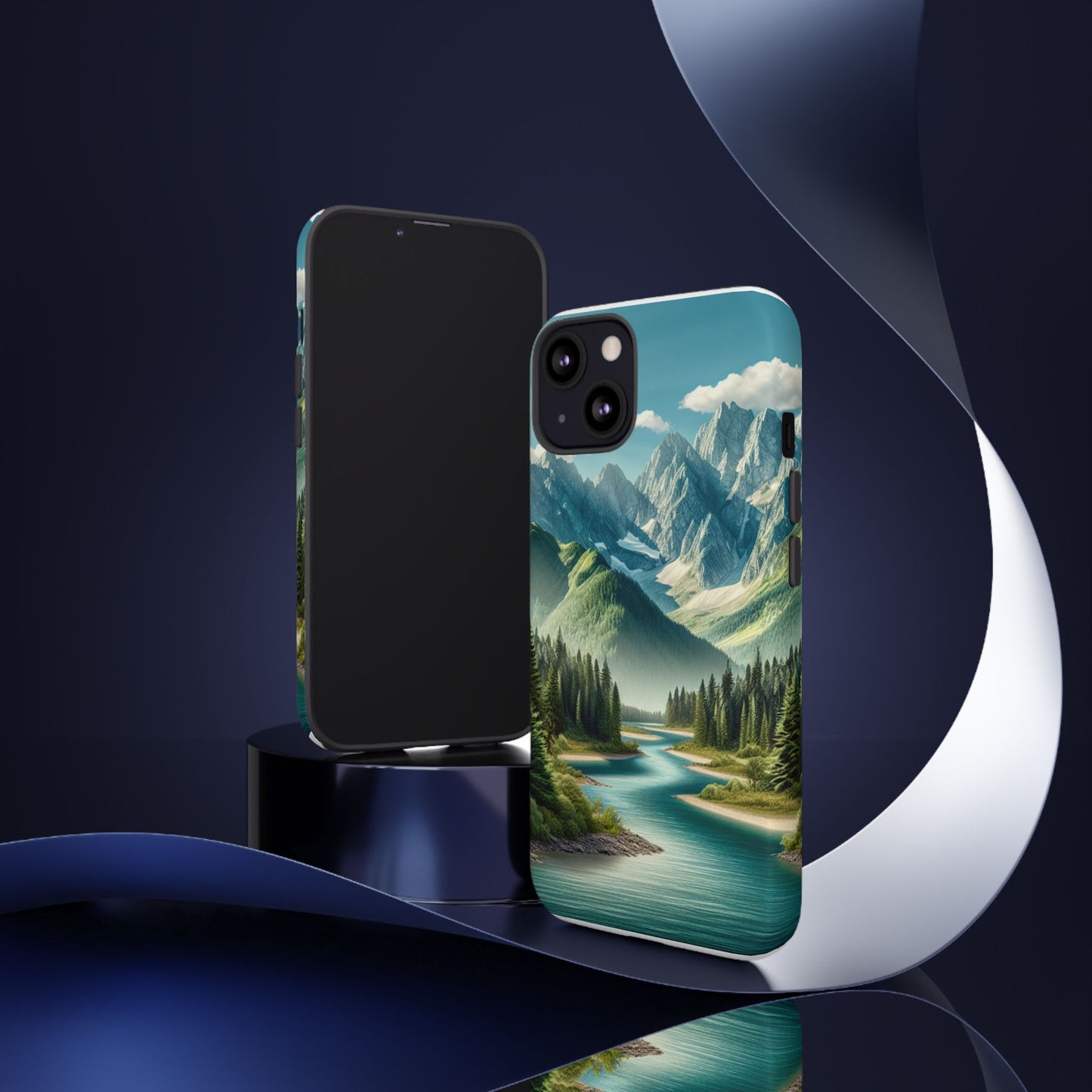 Mountain Landscape Phone Case, Tough Cases for Nature Lovers, Eco-Friendly Phone Cover, Gifts for Adventurers, Scenic Phone Accessories