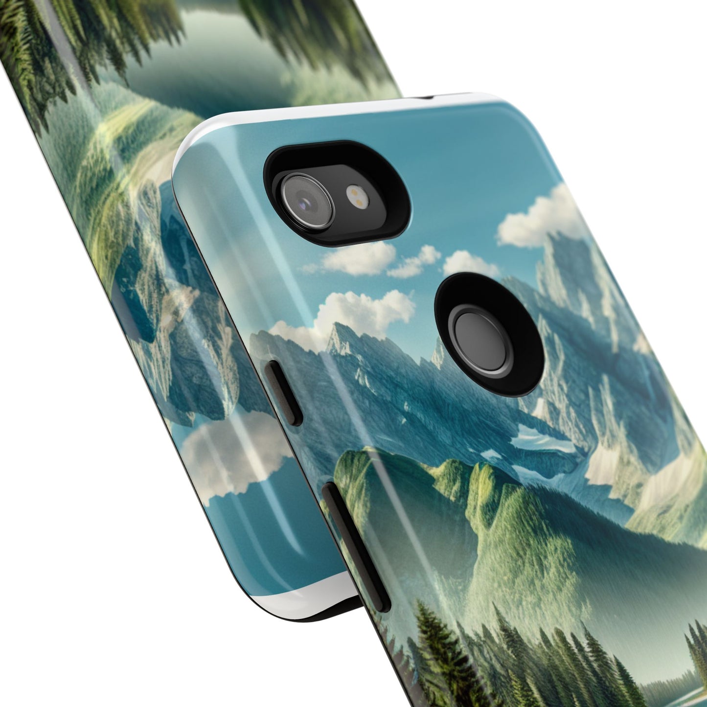 Mountain Landscape Phone Case, Tough Cases for Nature Lovers, Eco-Friendly Phone Cover, Gifts for Adventurers, Scenic Phone Accessories