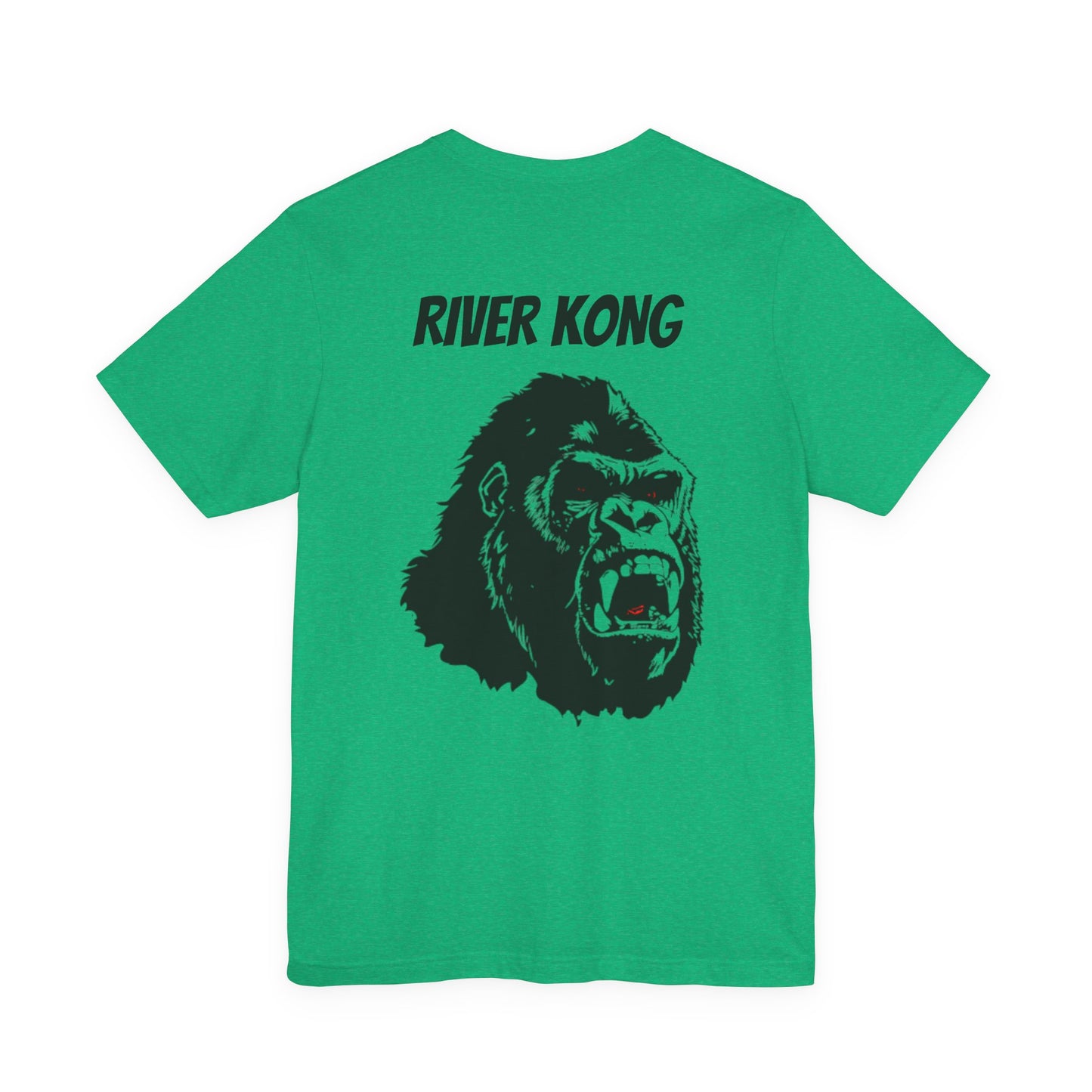 Unisex Graphic Tee - Rule the River, River Kong, Gorilla Shirt, Adventure Apparel, Gift for Nature Lovers