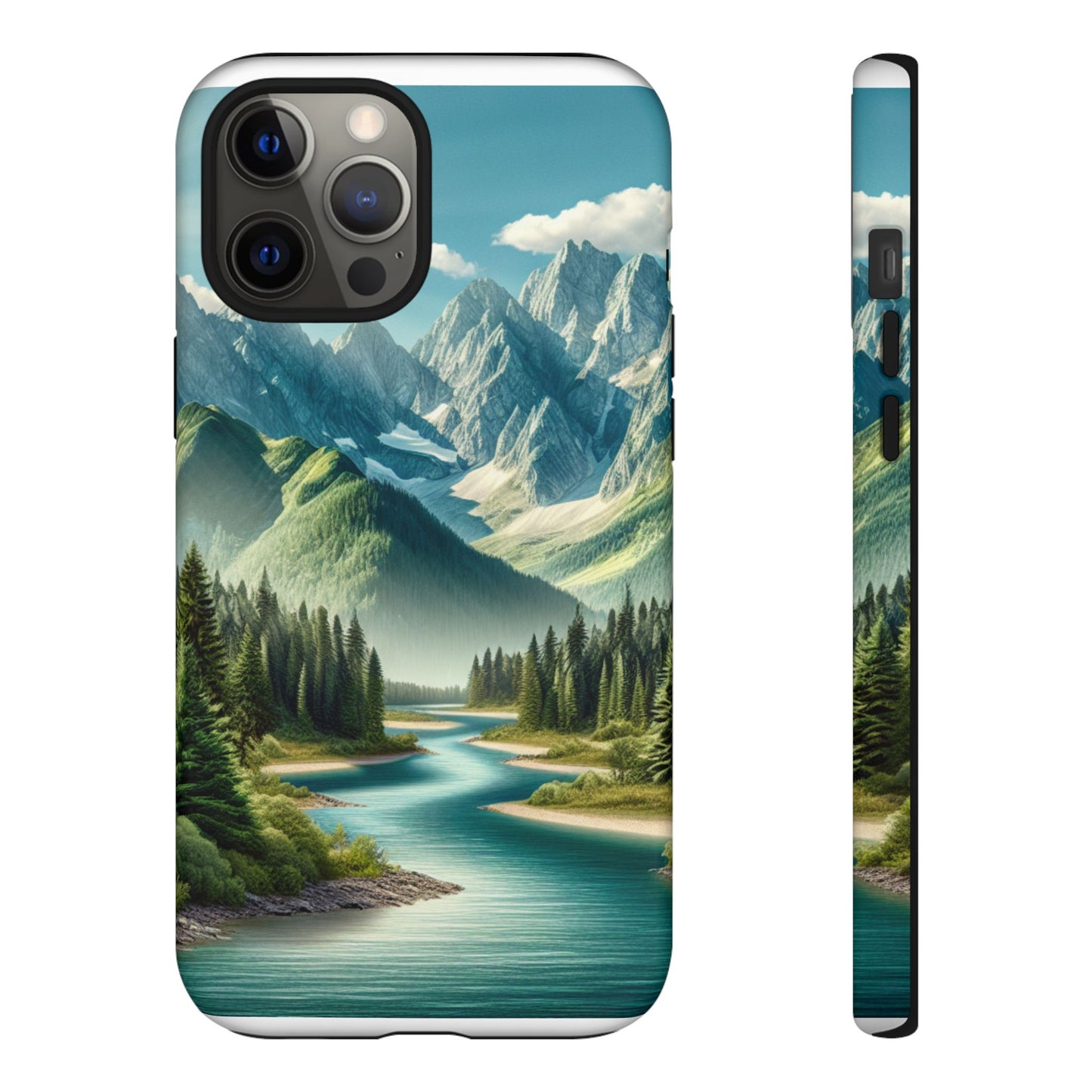 Mountain Landscape Phone Case, Tough Cases for Nature Lovers, Eco-Friendly Phone Cover, Gifts for Adventurers, Scenic Phone Accessories