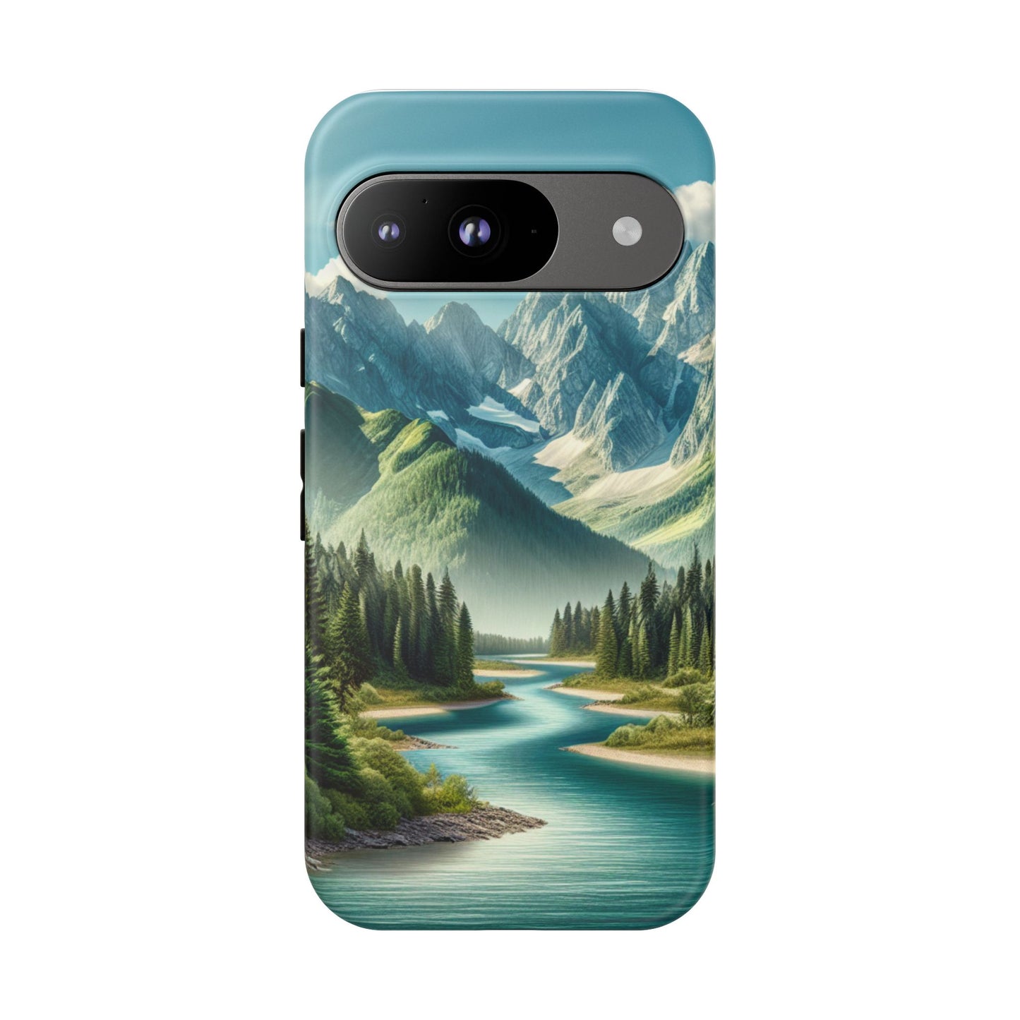 Mountain Landscape Phone Case, Tough Cases for Nature Lovers, Eco-Friendly Phone Cover, Gifts for Adventurers, Scenic Phone Accessories