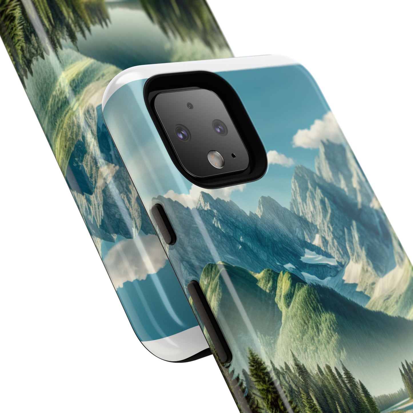 Mountain Landscape Phone Case, Tough Cases for Nature Lovers, Eco-Friendly Phone Cover, Gifts for Adventurers, Scenic Phone Accessories
