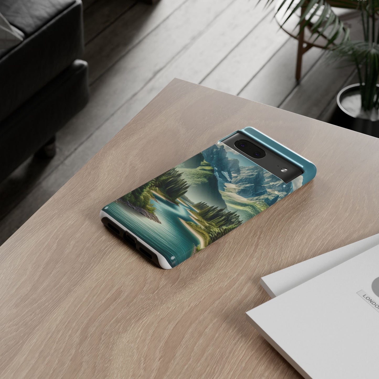 Mountain Landscape Phone Case, Tough Cases for Nature Lovers, Eco-Friendly Phone Cover, Gifts for Adventurers, Scenic Phone Accessories