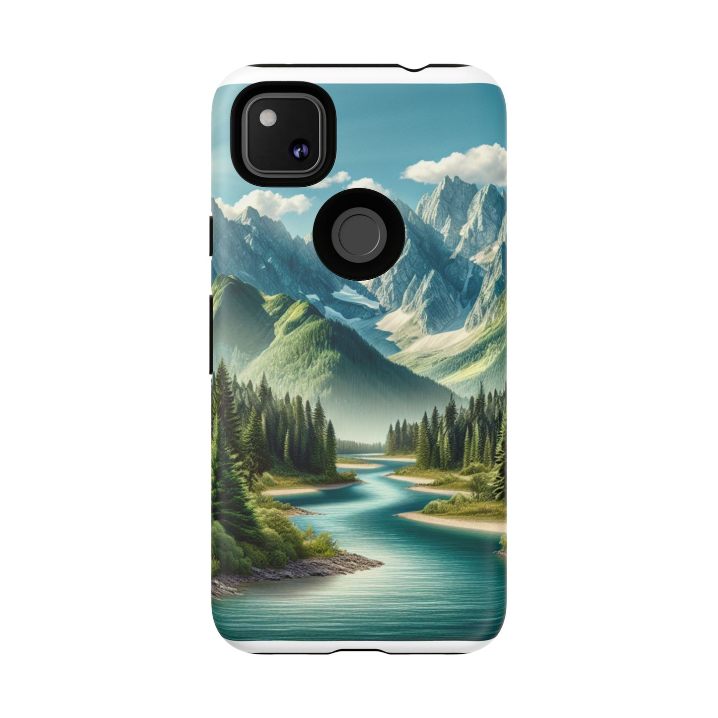 Mountain Landscape Phone Case, Tough Cases for Nature Lovers, Eco-Friendly Phone Cover, Gifts for Adventurers, Scenic Phone Accessories