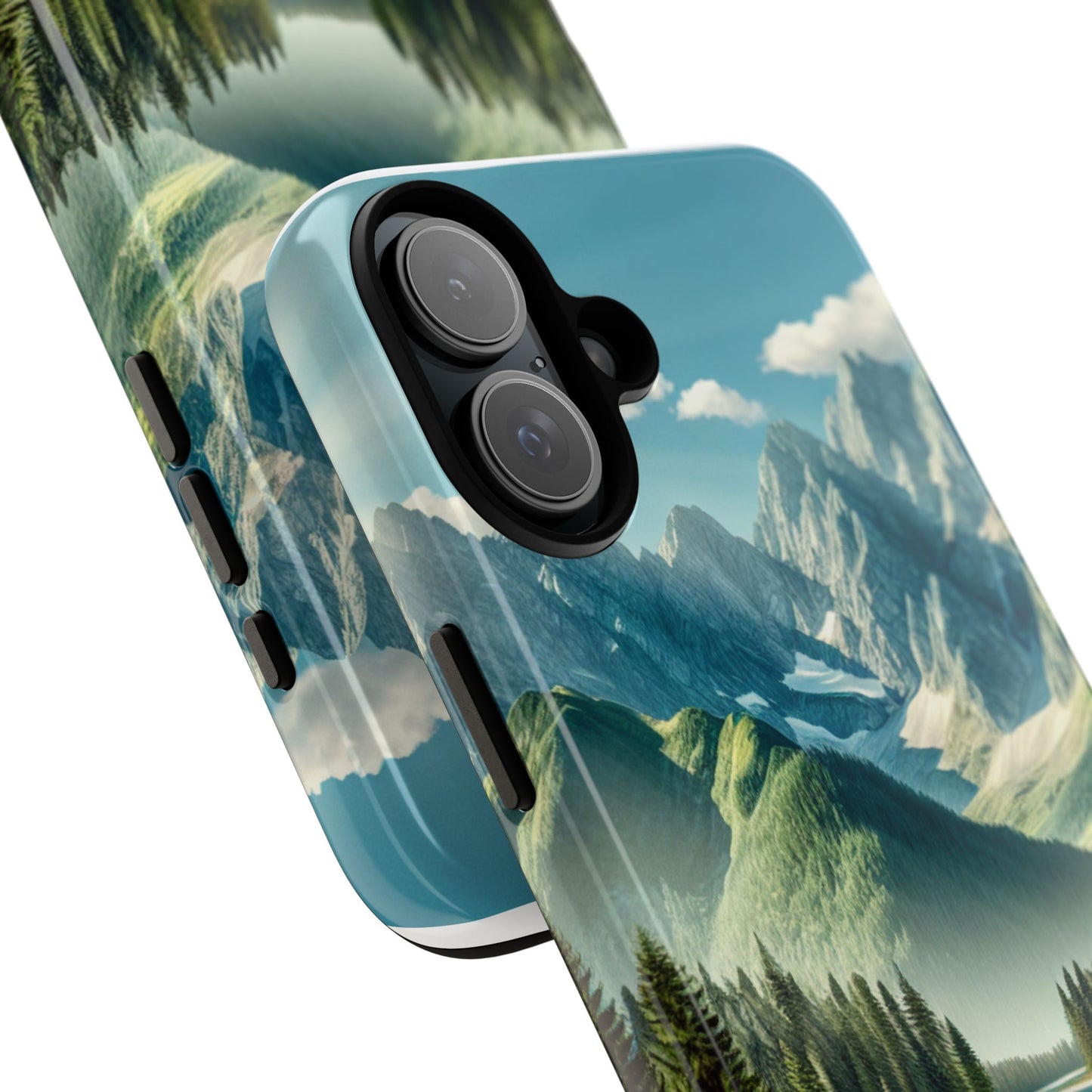 Mountain Landscape Phone Case, Tough Cases for Nature Lovers, Eco-Friendly Phone Cover, Gifts for Adventurers, Scenic Phone Accessories
