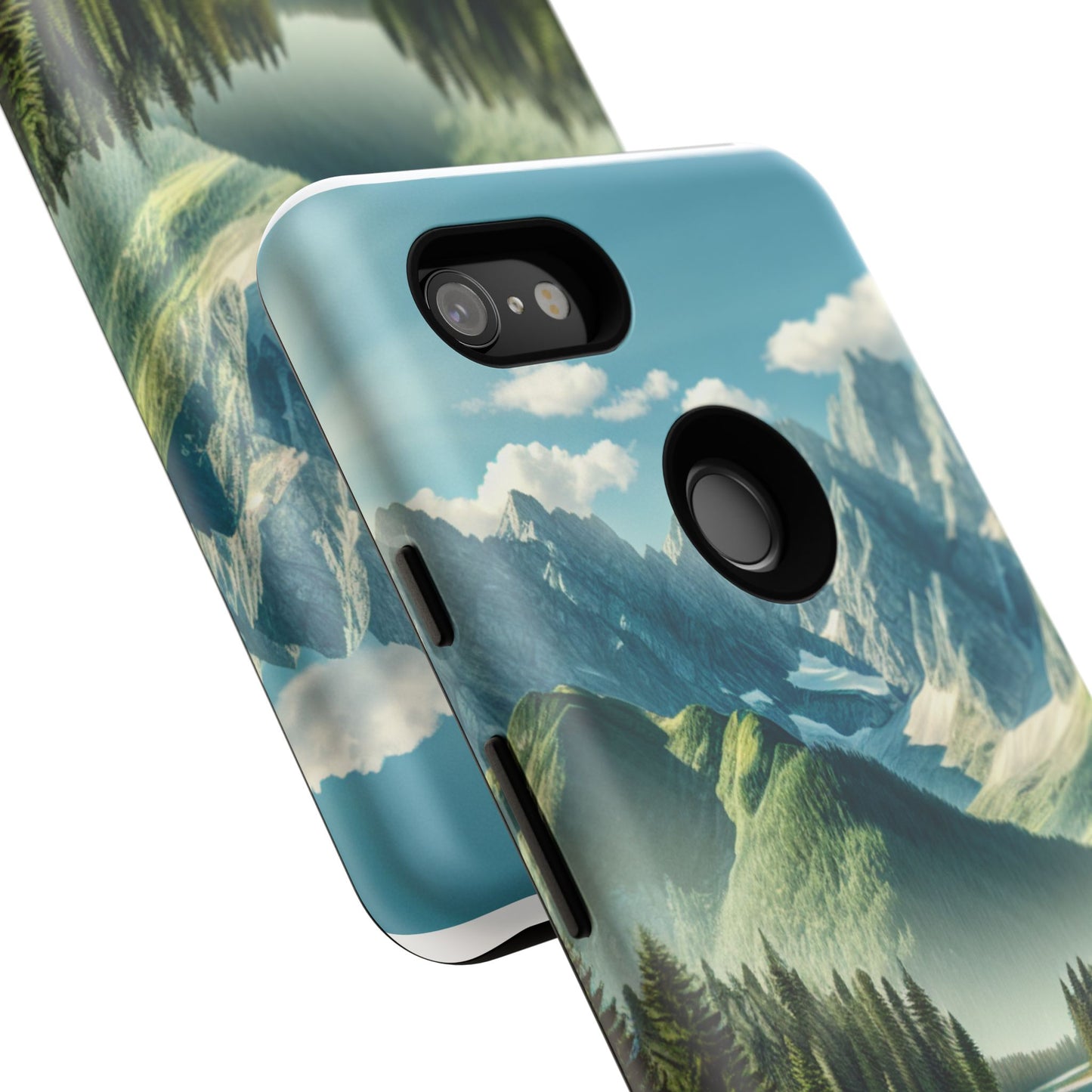 Mountain Landscape Phone Case, Tough Cases for Nature Lovers, Eco-Friendly Phone Cover, Gifts for Adventurers, Scenic Phone Accessories
