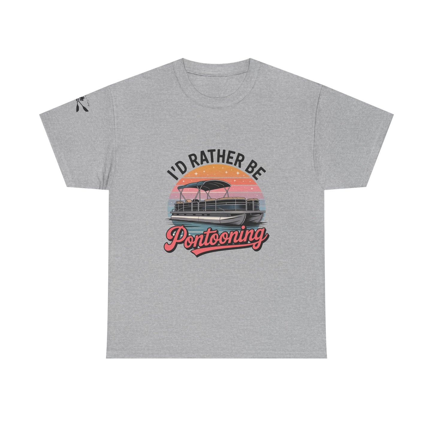 I'd rather be Pontooning t-shirt
