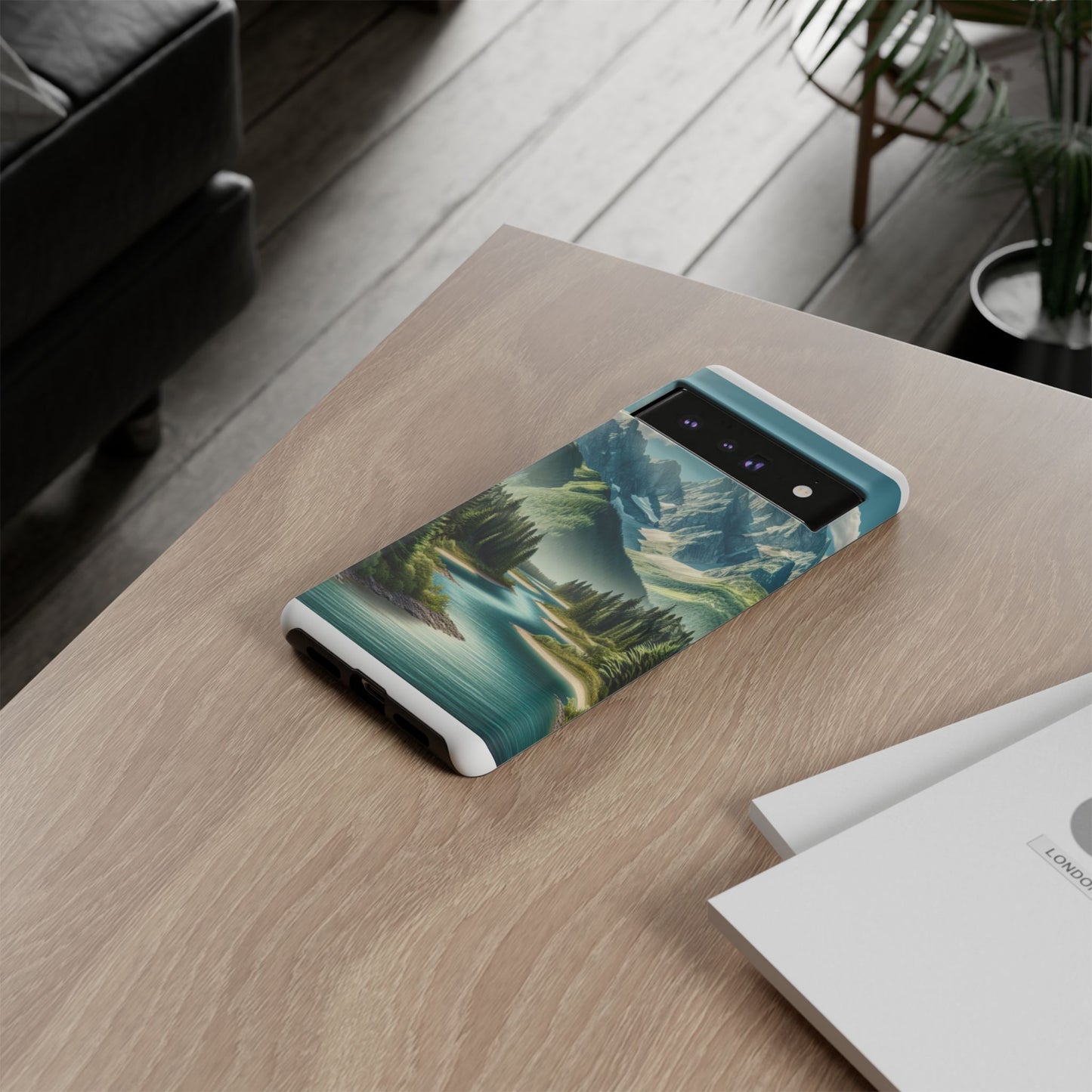 Mountain Landscape Phone Case, Tough Cases for Nature Lovers, Eco-Friendly Phone Cover, Gifts for Adventurers, Scenic Phone Accessories