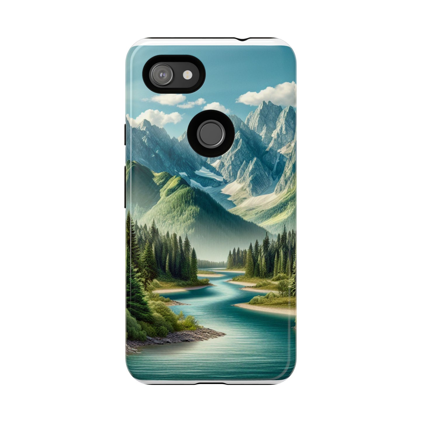 Mountain Landscape Phone Case, Tough Cases for Nature Lovers, Eco-Friendly Phone Cover, Gifts for Adventurers, Scenic Phone Accessories