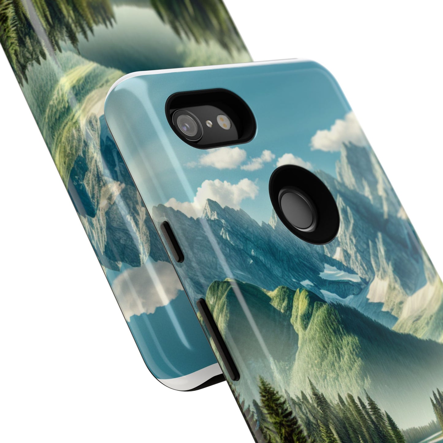 Mountain Landscape Phone Case, Tough Cases for Nature Lovers, Eco-Friendly Phone Cover, Gifts for Adventurers, Scenic Phone Accessories
