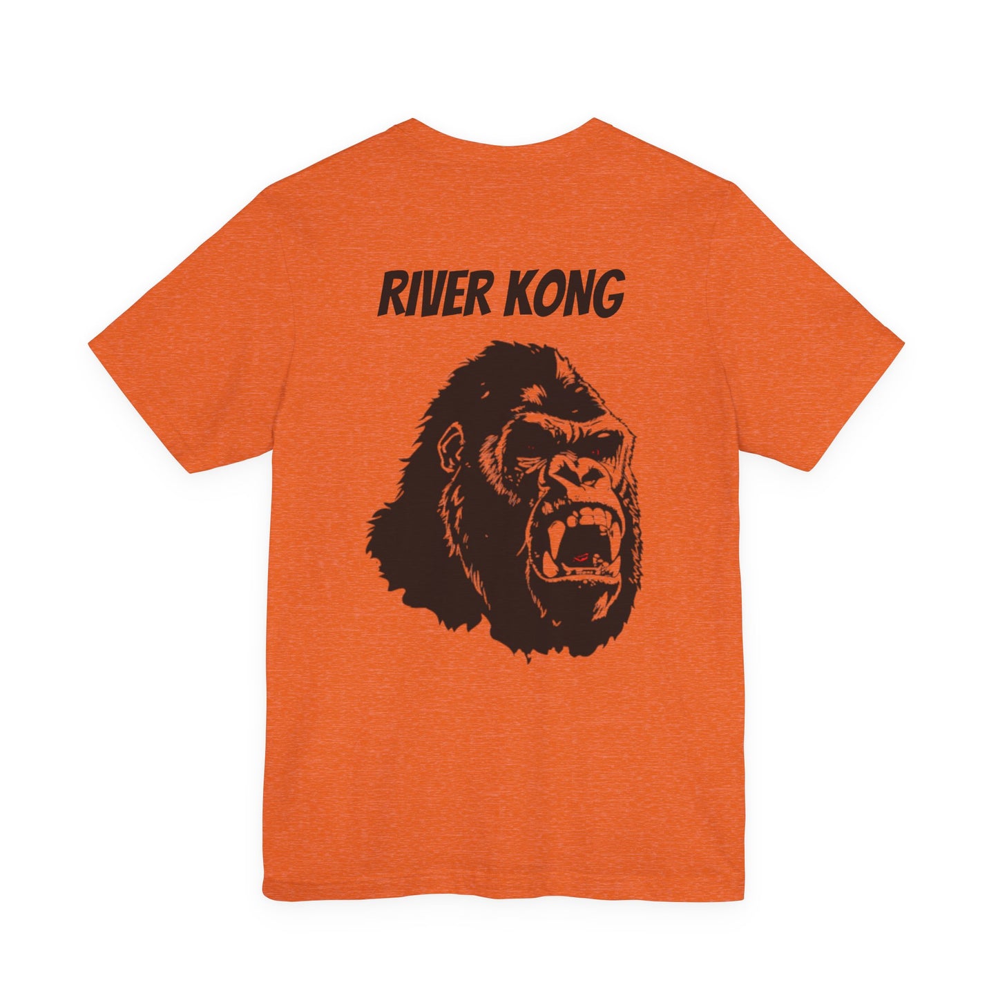 Unisex Graphic Tee - Rule the River, River Kong, Gorilla Shirt, Adventure Apparel, Gift for Nature Lovers