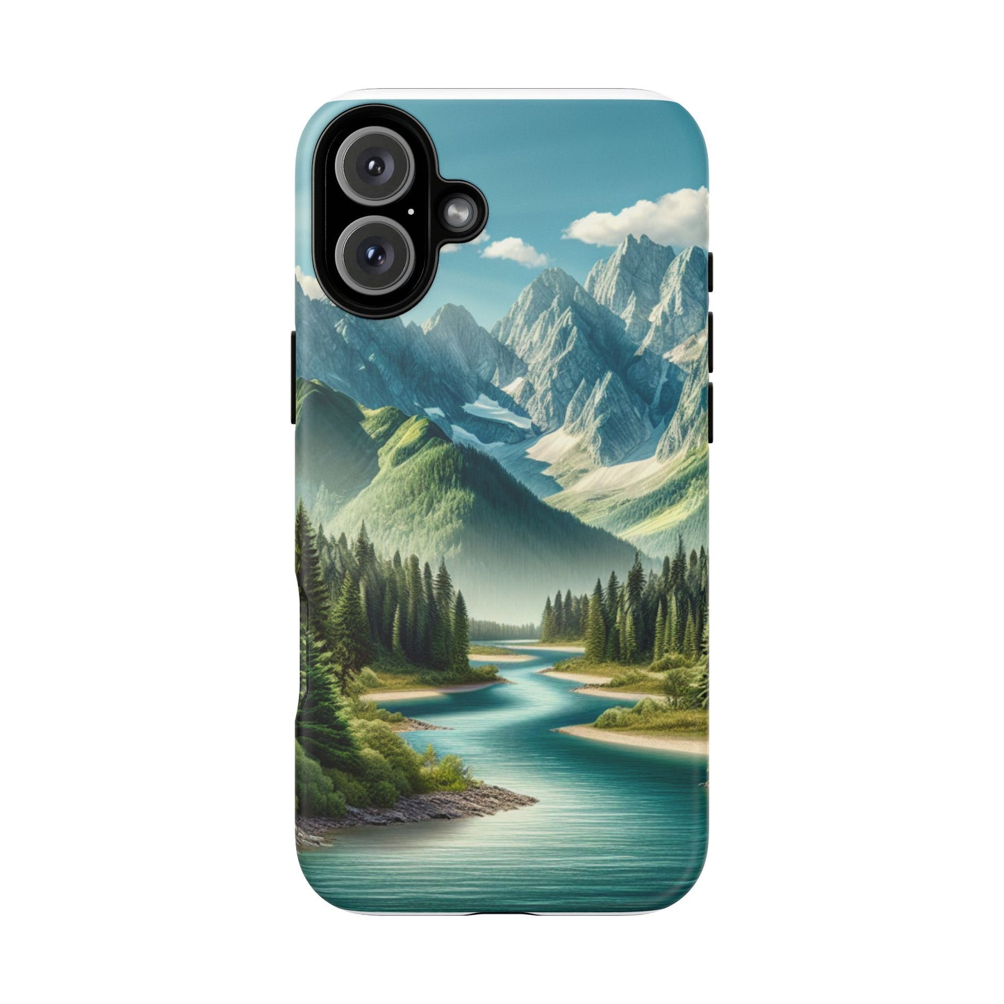 Mountain Landscape Phone Case, Tough Cases for Nature Lovers, Eco-Friendly Phone Cover, Gifts for Adventurers, Scenic Phone Accessories