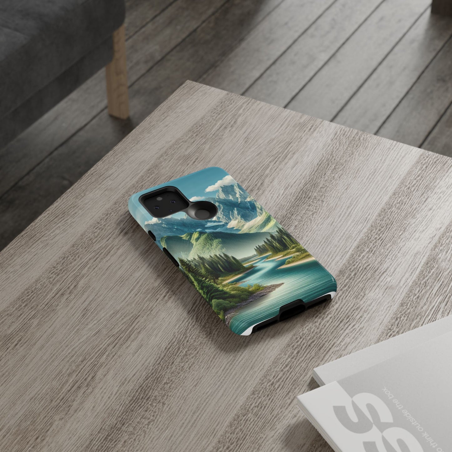 Mountain Landscape Phone Case, Tough Cases for Nature Lovers, Eco-Friendly Phone Cover, Gifts for Adventurers, Scenic Phone Accessories