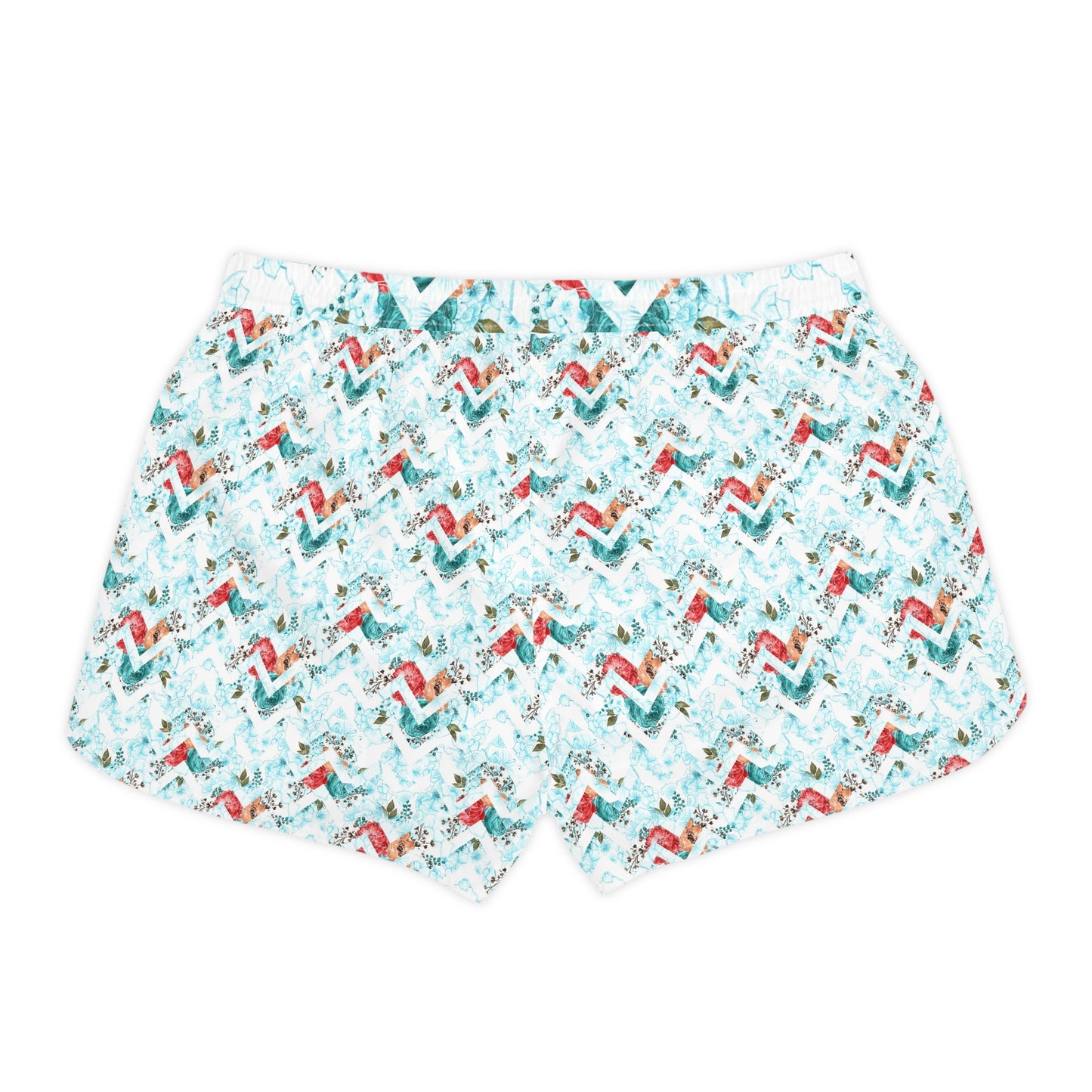 Bohemian Women's Casual Shorts, Summer Beachwear, Lounge Shorts, Vacation Outfit, Floral Printed Shorts